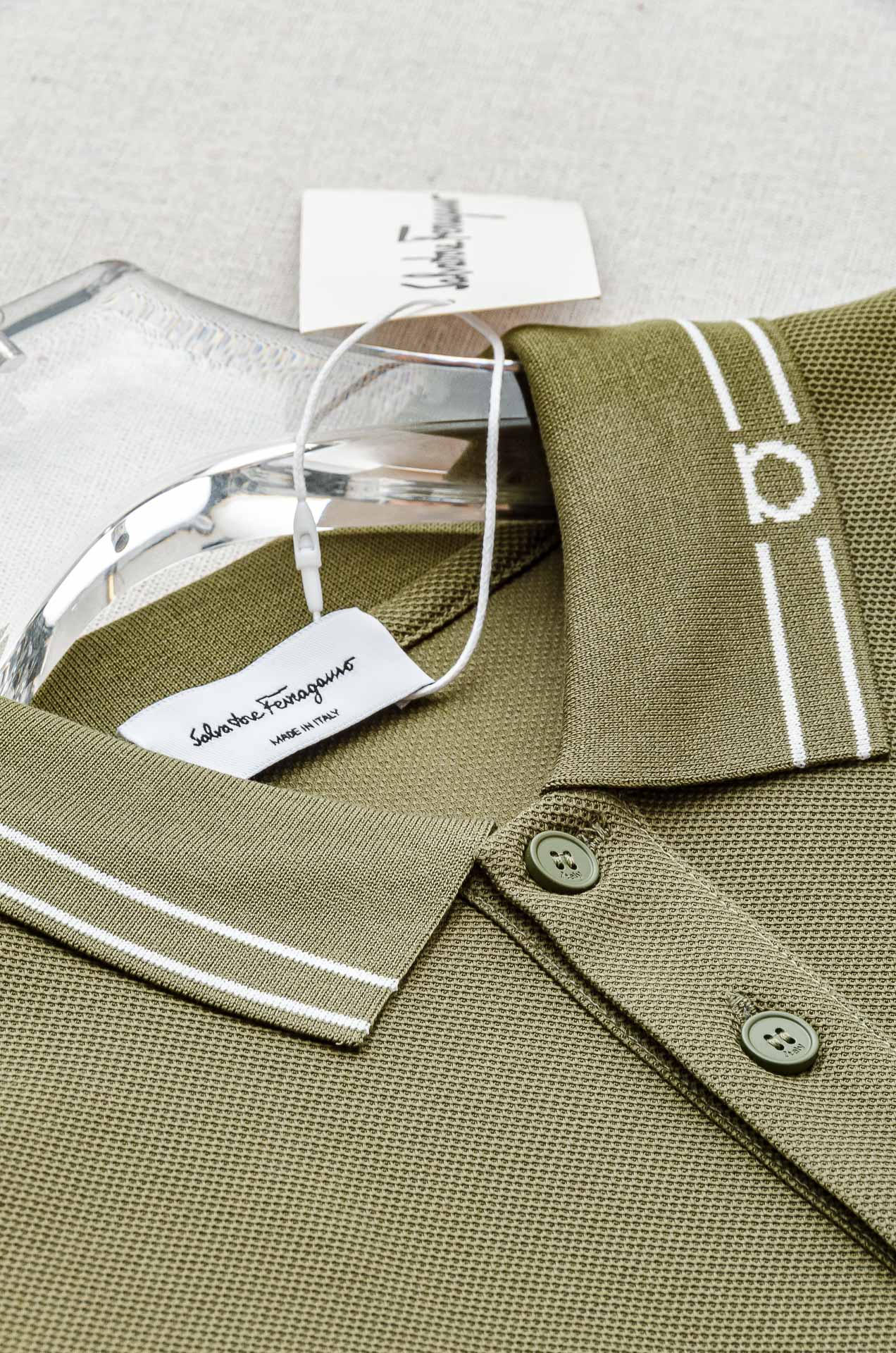 菲拉格慕2025ss 会呼吸的面料100%皮马棉胸前标志性刺绣装饰男士圆领短袖T恤衫#面料精选生长于美国