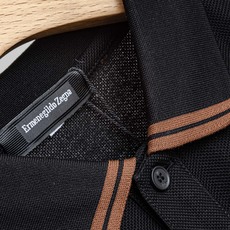 ☀️☀️Zegna 杰尼亚2025SS六角蜂窝状珠地纹路肌理进口Pima匹马长绒棉(棉中贵族)定织罗纹领 ☀️☀️Zegna 杰尼亚2025SS六角蜂窝状珠地纹路肌理进口Pima匹马长绒棉(棉中贵族)定织罗纹领