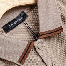 ☀️☀️Zegna 杰尼亚2025SS六角蜂窝状珠地纹路肌理进口Pima匹马长绒棉(棉中贵族)定织罗纹领 ☀️☀️Zegna 杰尼亚2025SS六角蜂窝状珠地纹路肌理进口Pima匹马长绒棉(棉中贵族)定织罗纹领