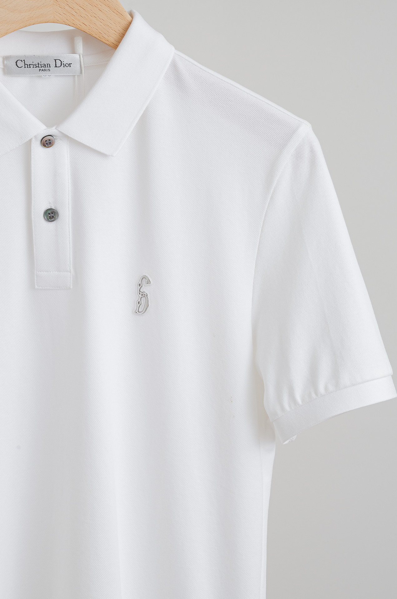 ☀️☀️ 迪奥dior25SS春夏新款网眼珠地液氨处理工艺Polo衫，男士经典条纹撞色翻领商务休闲短袖P