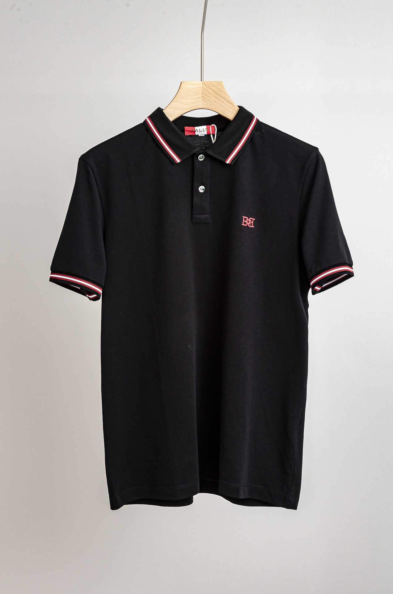 ☀️☀️ BALLY 巴利25SS春夏新款网眼珠地液氨处理工艺Polo衫，男士经典条纹撞色翻领商务休闲短