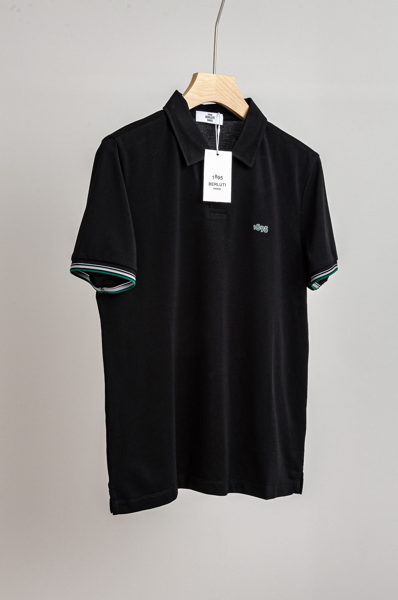 ☀️☀️BERLUTI 1895 2025SS春夏新款网眼珠地Polo衫，男士翻领商务休闲短袖Polo衫