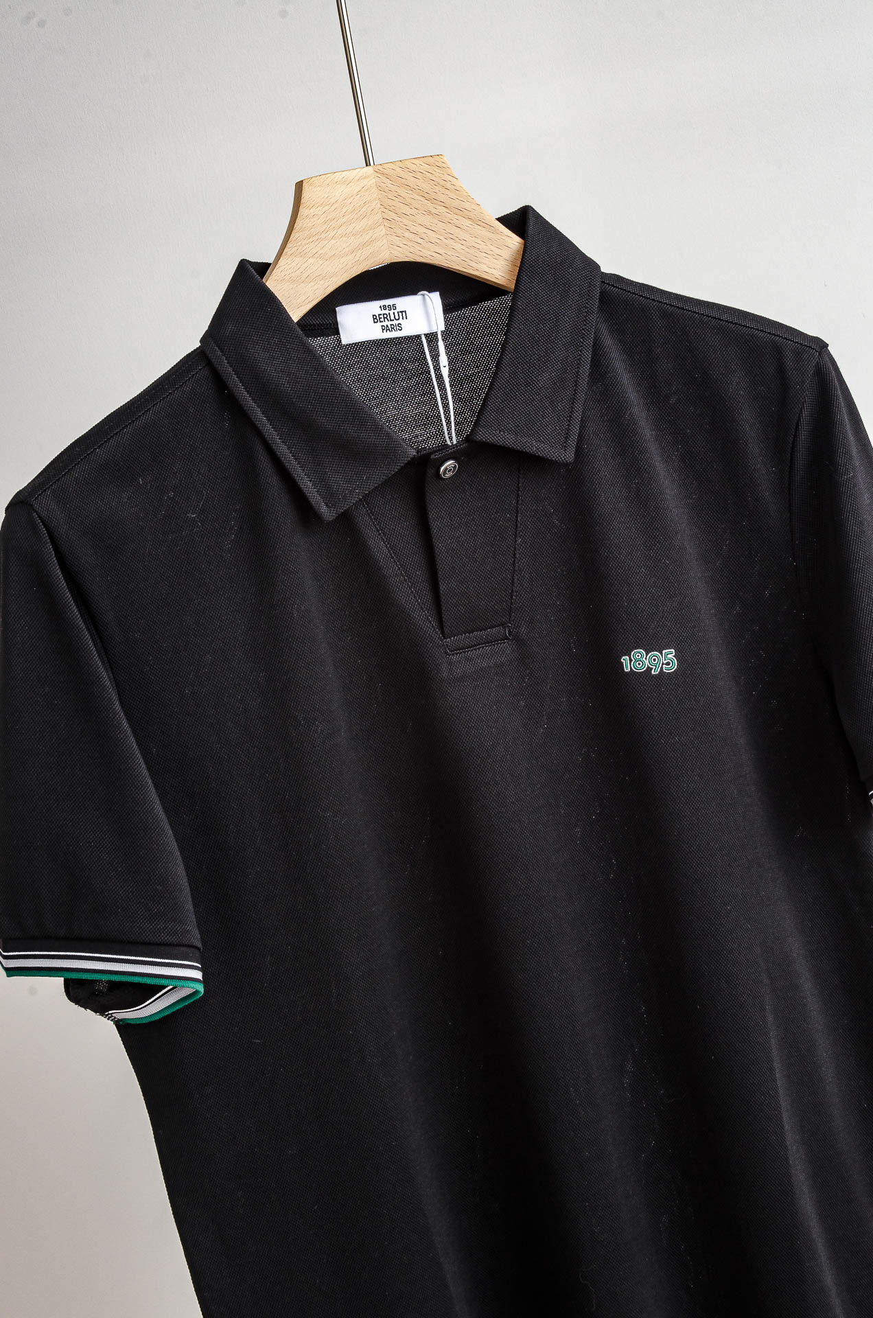 ☀️☀️BERLUTI 1895 2025SS春夏新款网眼珠地Polo衫，男士翻领商务休闲短袖Polo衫