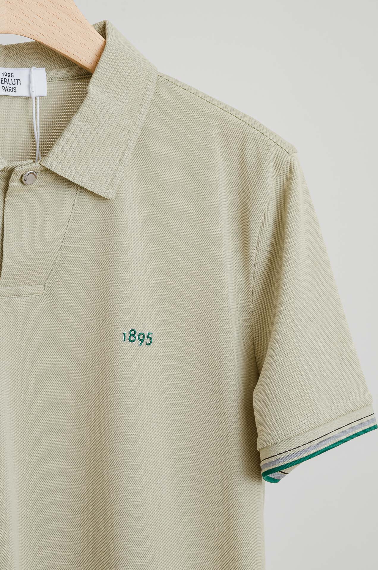 ☀️☀️BERLUTI 1895 2025SS春夏新款网眼珠地Polo衫，男士翻领商务休闲短袖Polo衫