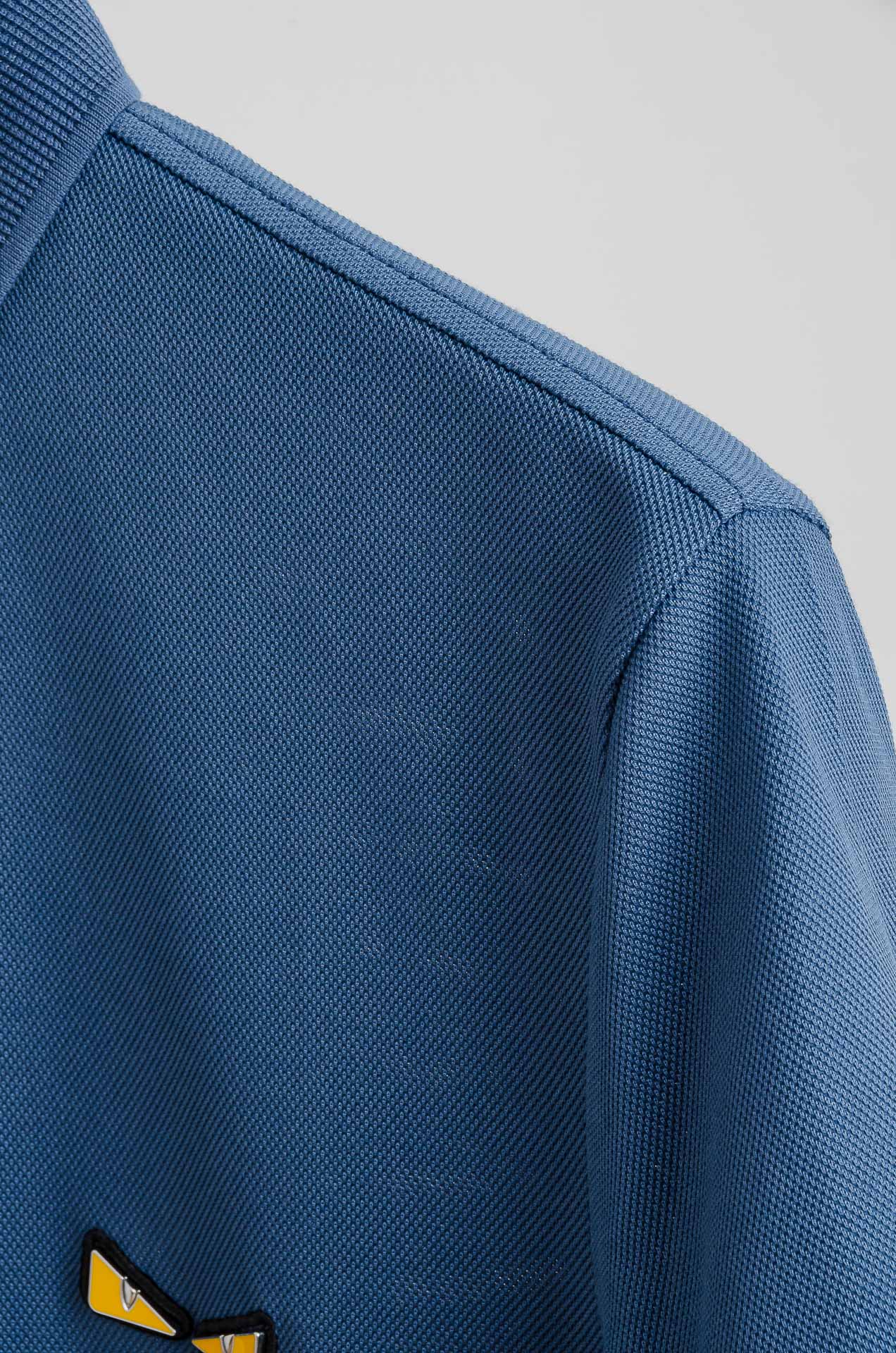 ☀☀FENDI2025SS春夏新款网眼珠地Polo衫，男士翻领商务休闲短袖Polo衫！商务休闲皆宜的百搭