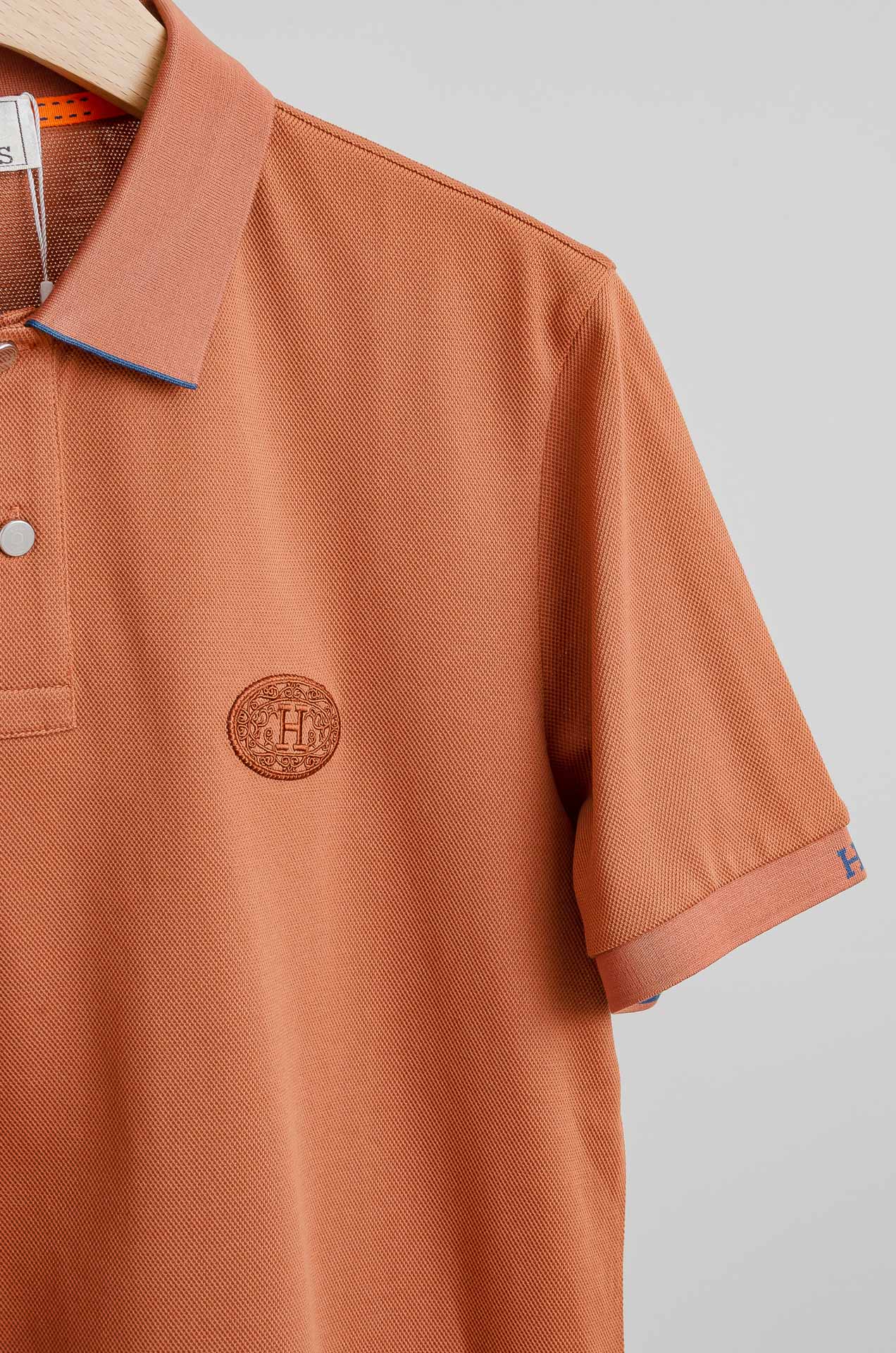 ☀️☀️HERMES爱马仕 2025SS春夏新款网眼珠地Polo衫，男士翻领商务休闲短袖Polo衫！商务