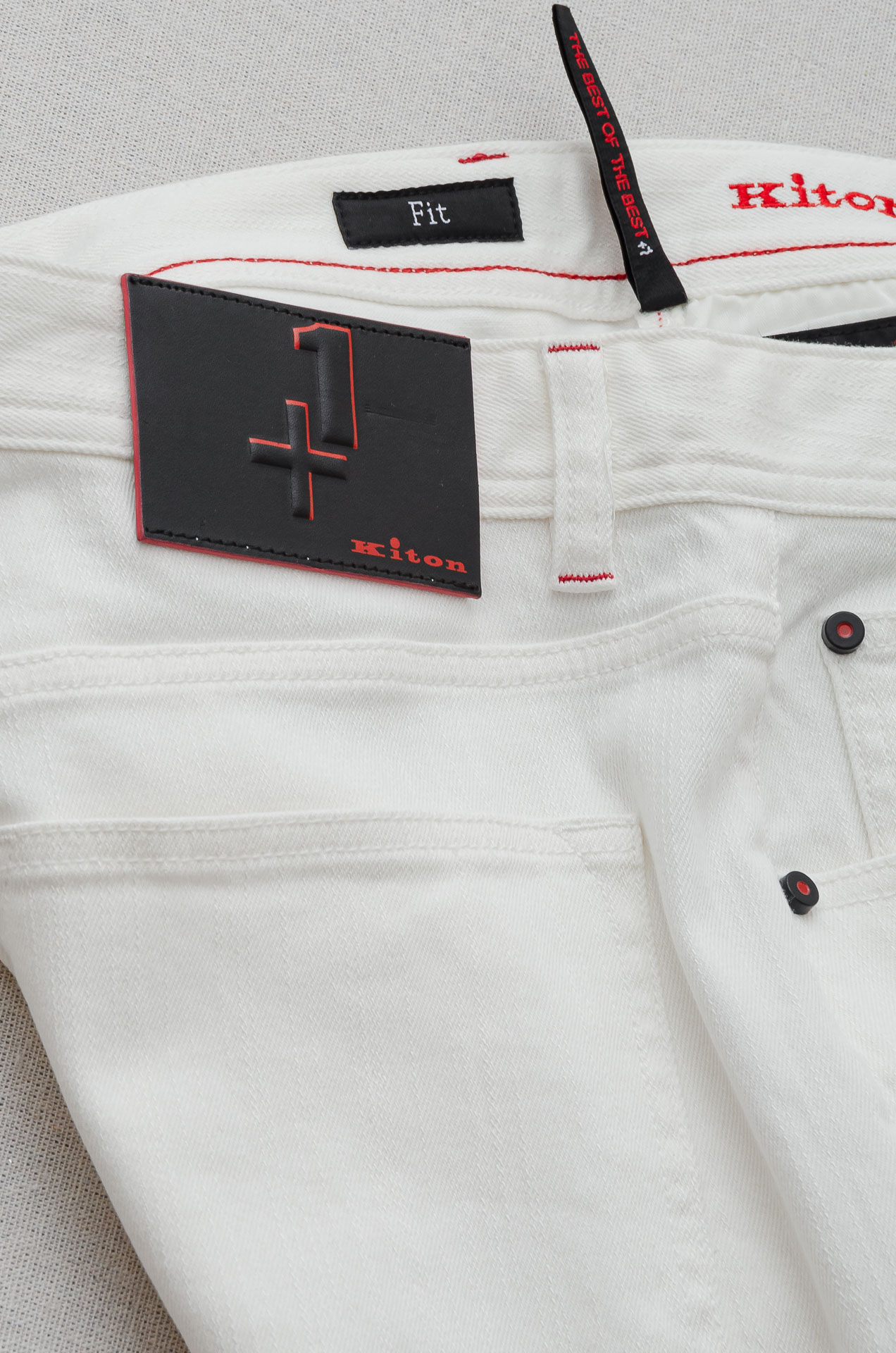 Kit on 男士时装款商务休闲丹宁牛仔裤最新出品，巴黎秀场演绎款！！高端奢华且非常牛掰的一款丹宁裤装，