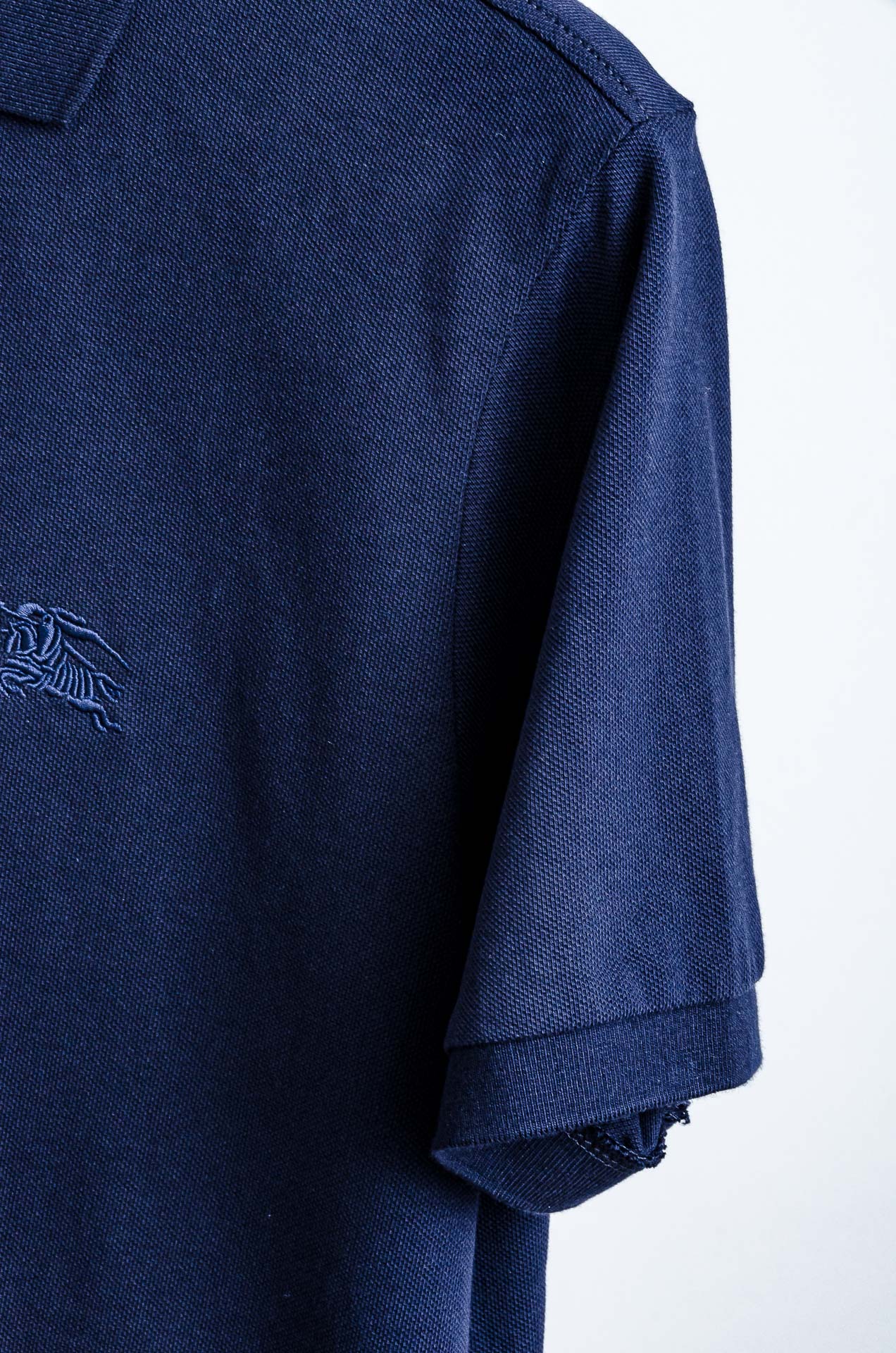 🧨 ☀️☀️ Burberry2026//男士商务休闲纯色翻领短袖POLO衫#客供进口100%珠地棉面料