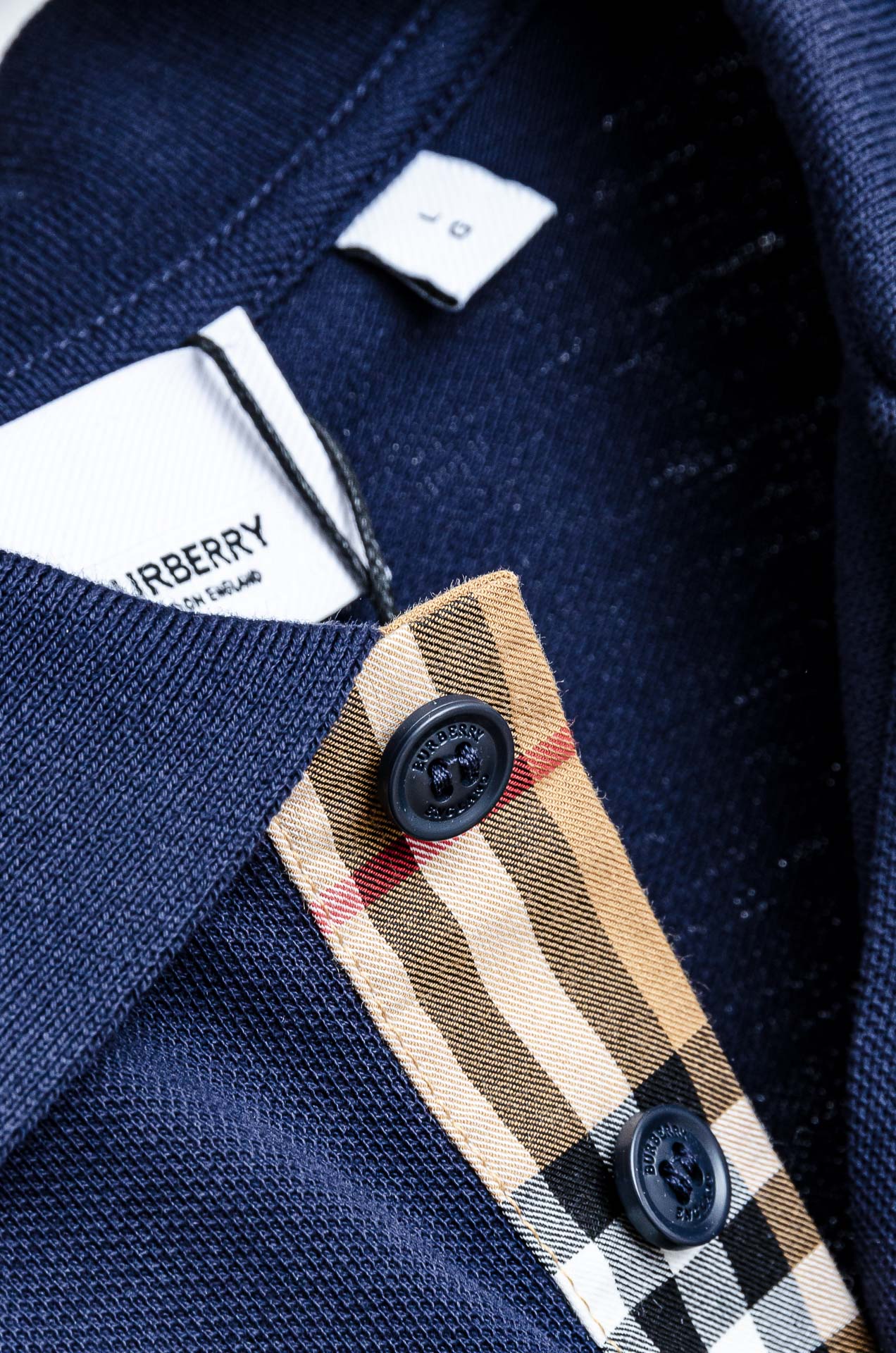 🧨 ☀️☀️ Burberry2026//男士商务休闲纯色翻领短袖POLO衫#客供进口100%珠地棉面料