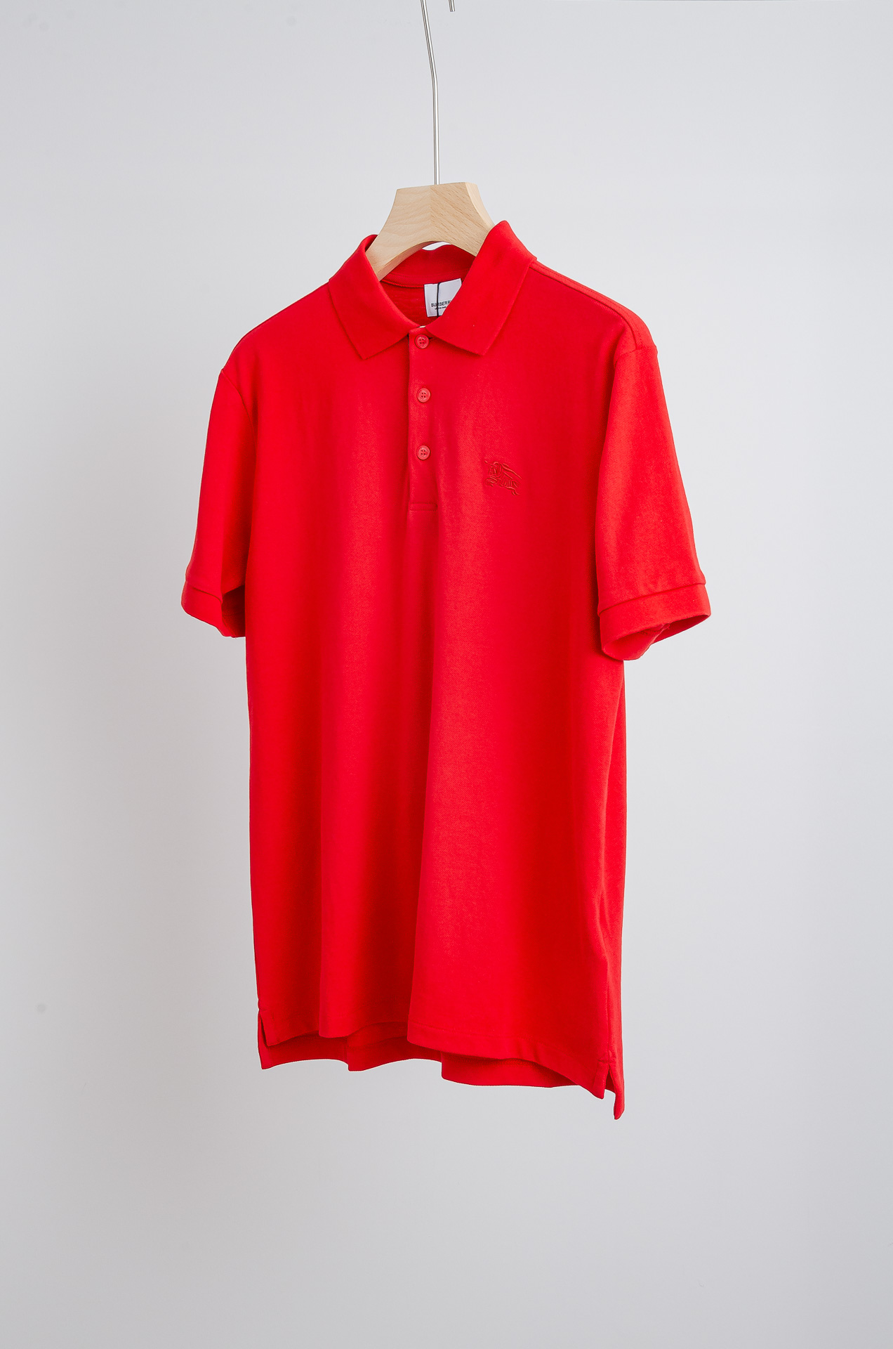 🧨 ☀️☀️ Burberry2026//男士商务休闲纯色翻领短袖POLO衫#客供进口100%珠地棉面料