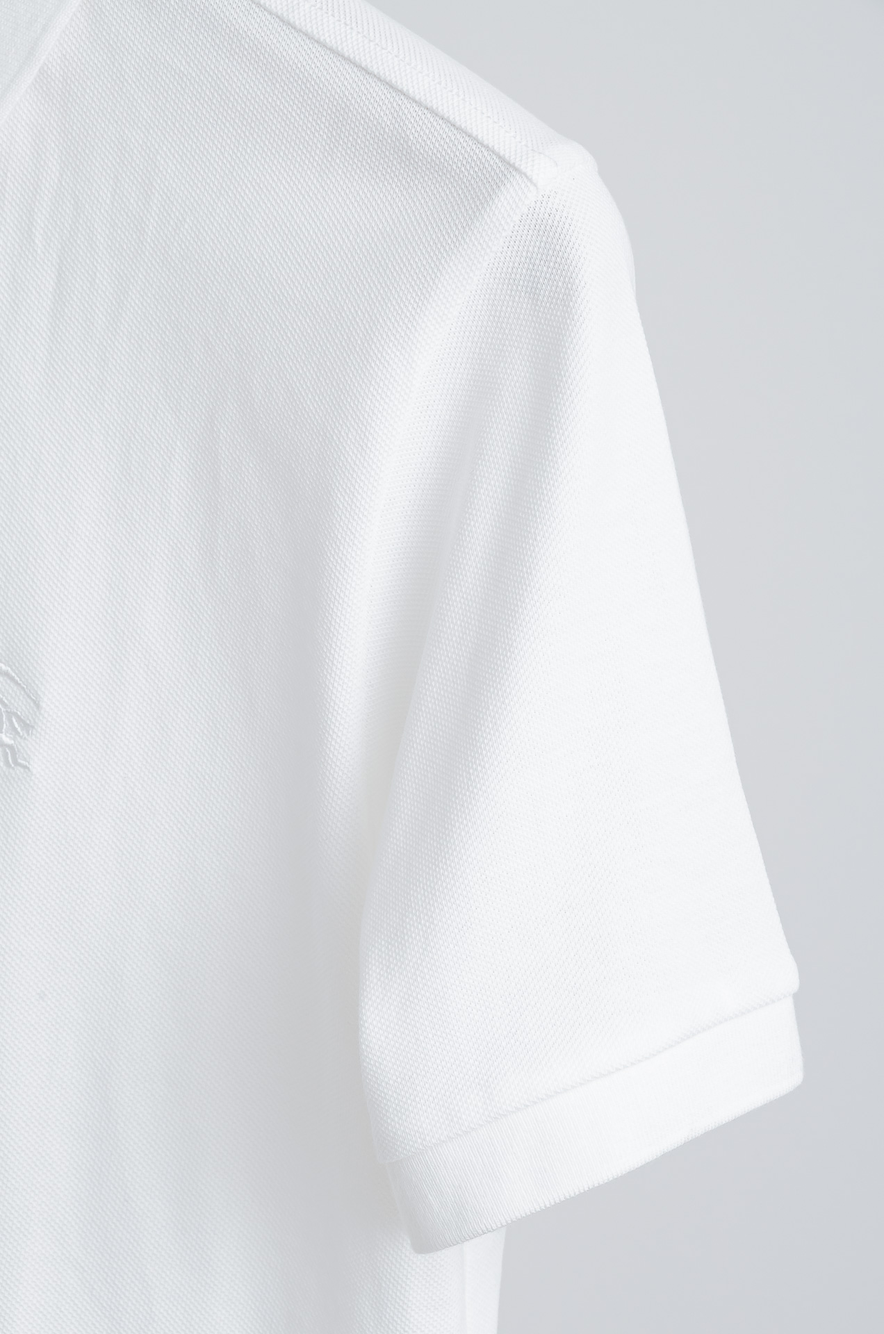 🧨 ☀️☀️ Burberry2026//男士商务休闲纯色翻领短袖POLO衫#客供进口100%珠地棉面料