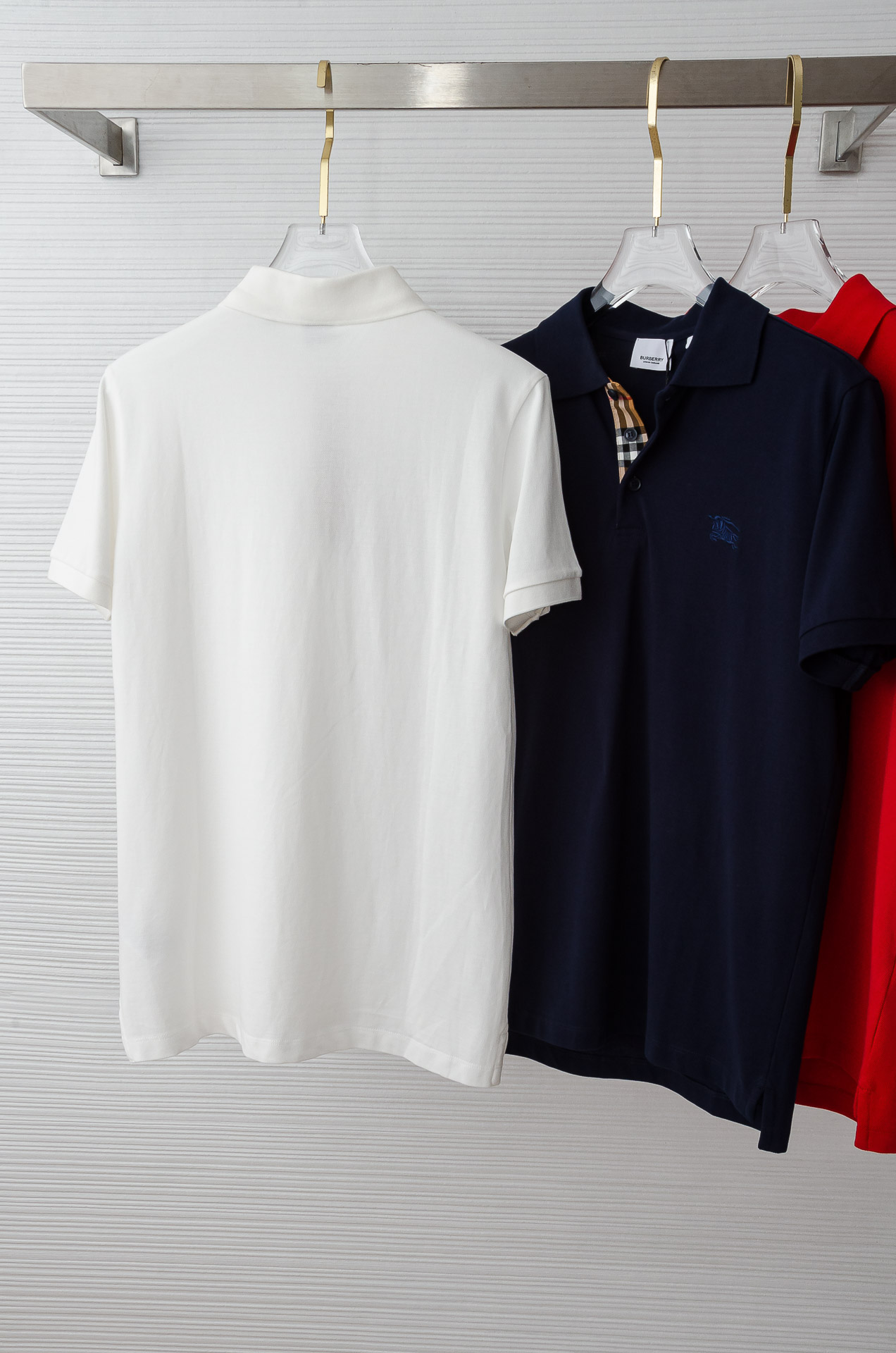 Burberry2026男士商务休闲纯色翻领短袖POLO衫#客供进口100%珠地棉面料，甄选上等长绒棉花