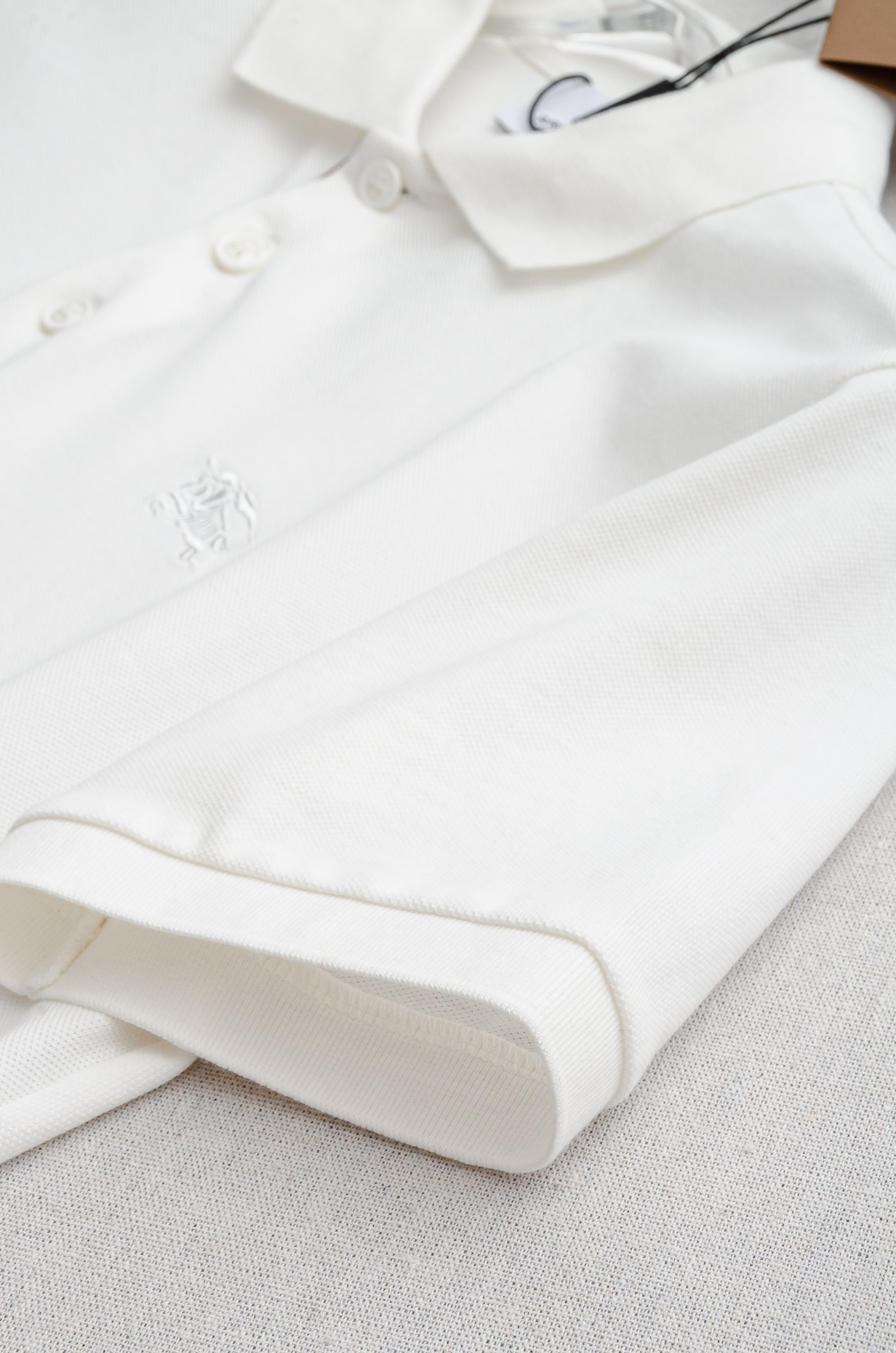 Burberry2026男士商务休闲纯色翻领短袖POLO衫#客供进口100%珠地棉面料，甄选上等长绒棉花