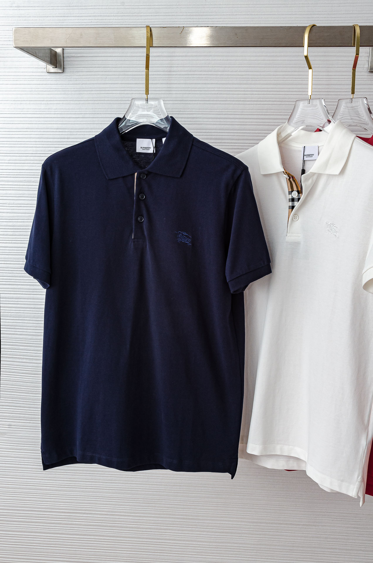 Burberry2026 男士商务休闲纯色翻领短袖POLO衫#客供进口100%珠地棉面料，甄选上等长绒棉