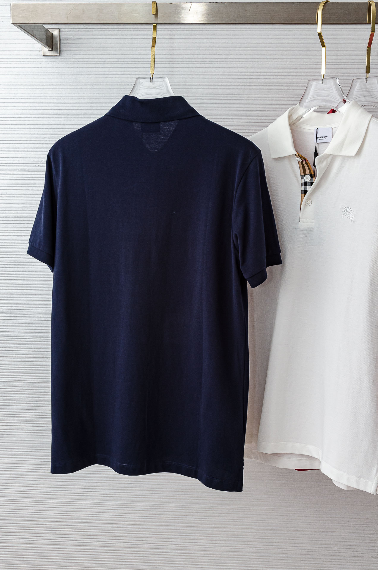 Burberry2026 男士商务休闲纯色翻领短袖POLO衫#客供进口100%珠地棉面料，甄选上等长绒棉