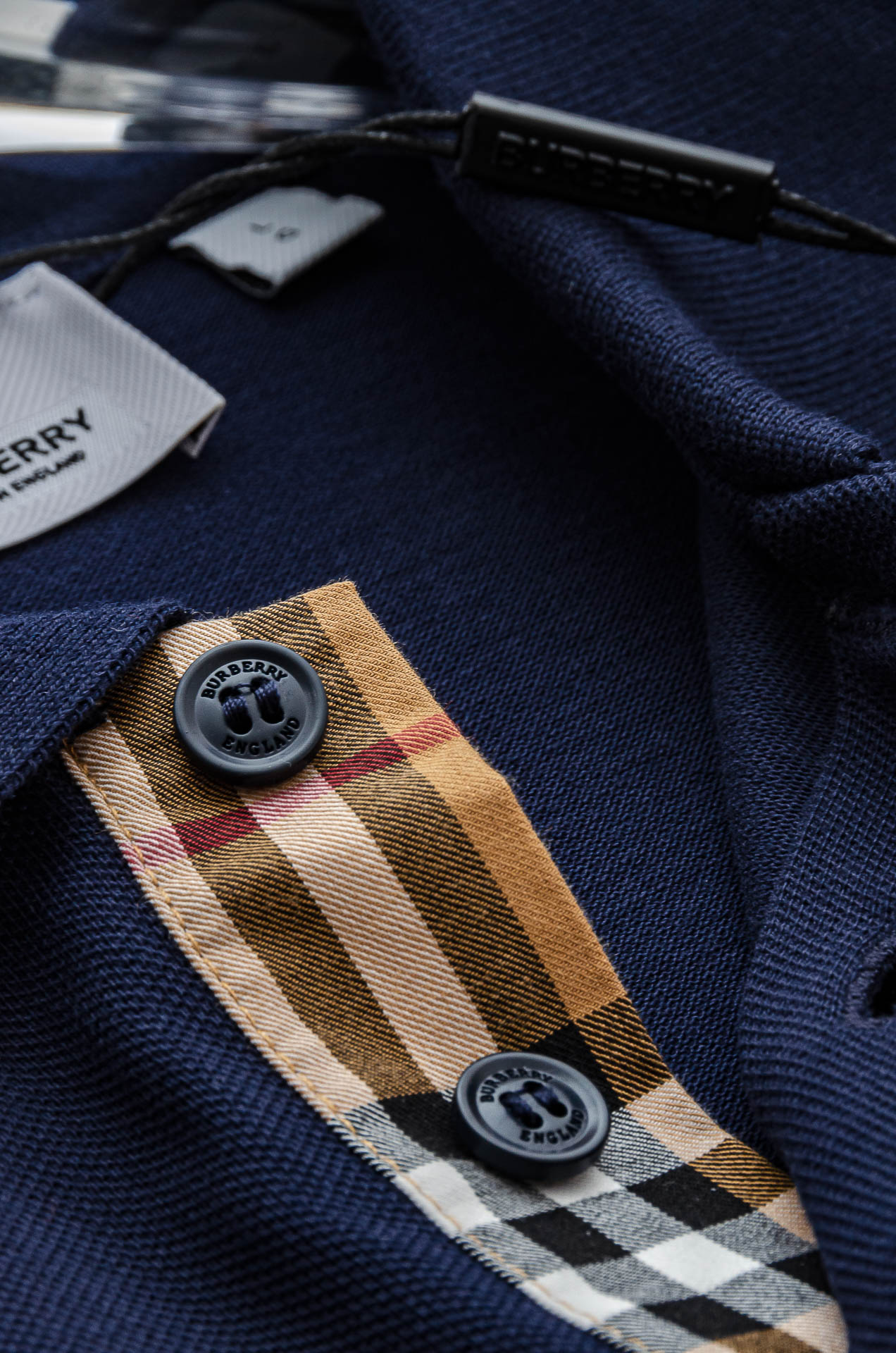 Burberry2026 男士商务休闲纯色翻领短袖POLO衫#客供进口100%珠地棉面料，甄选上等长绒棉