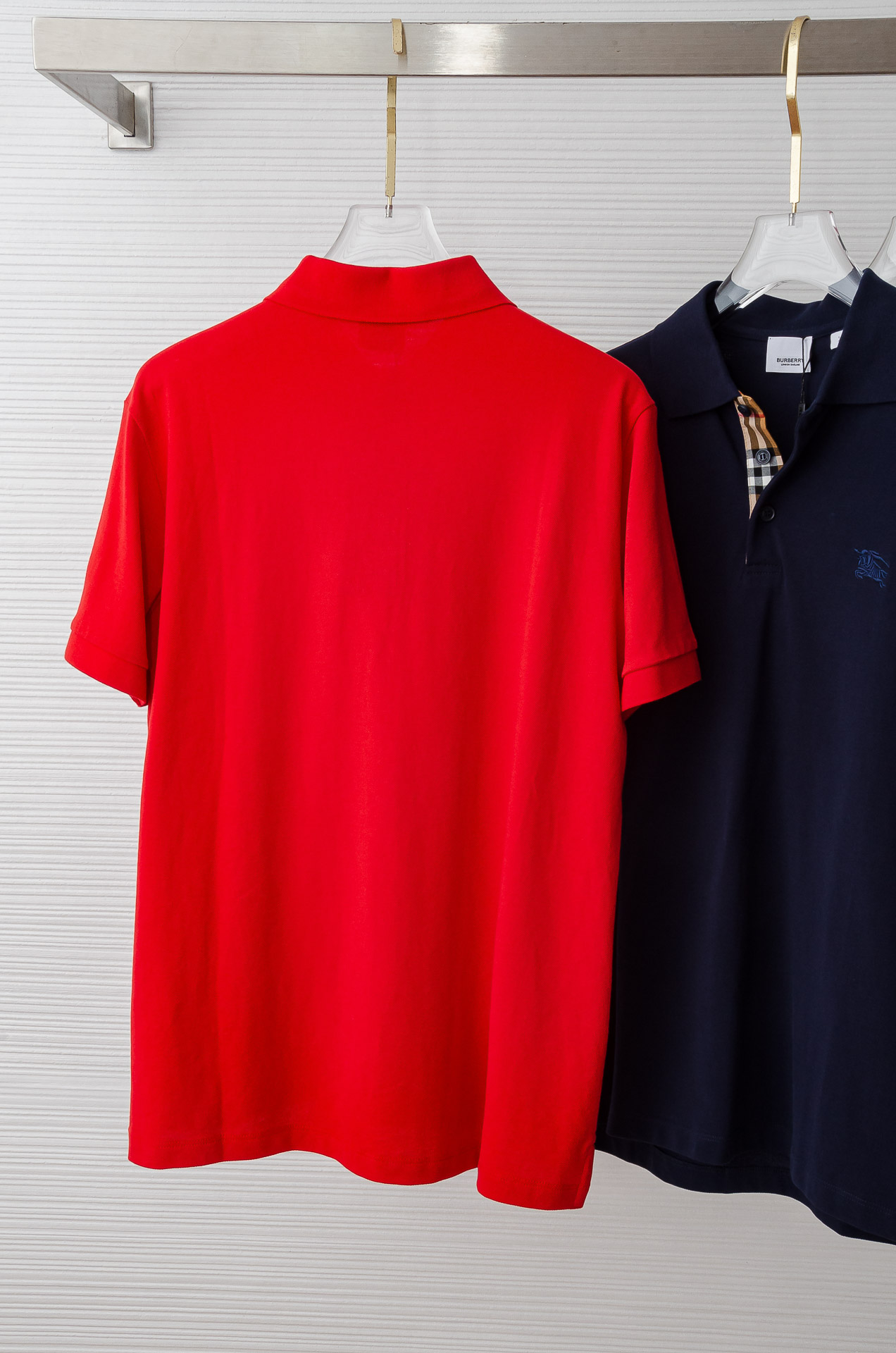 Burberry2026男士商务休闲纯色翻领短袖POLO衫#客供进口100%珠地棉面料，甄选上等长绒棉花
