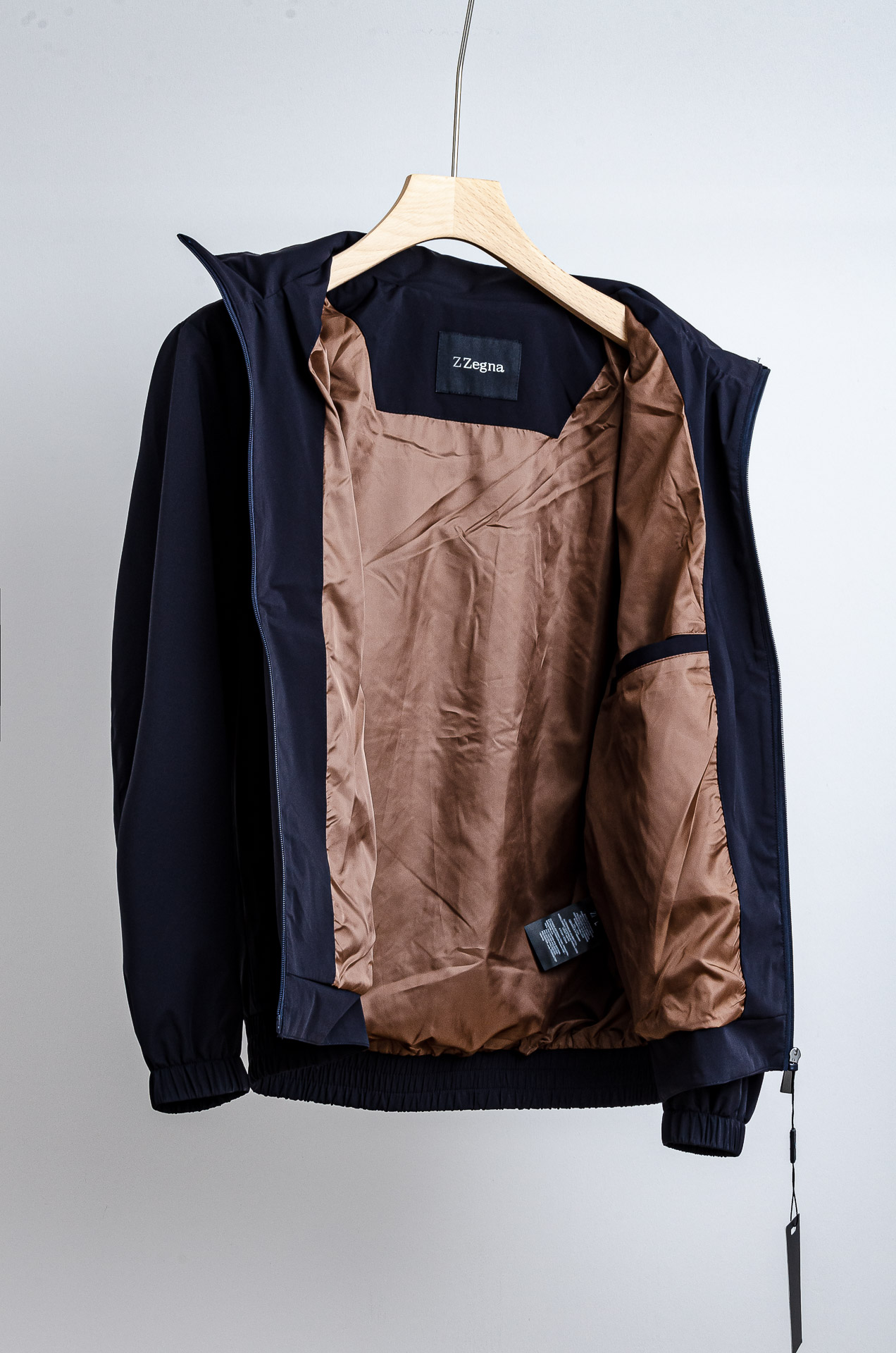 ☀️☀️zegn#a杰尼/亚 2025FW最新高密度三防面料防风防水商务休闲男士连帽夹克外套#面料精选客
