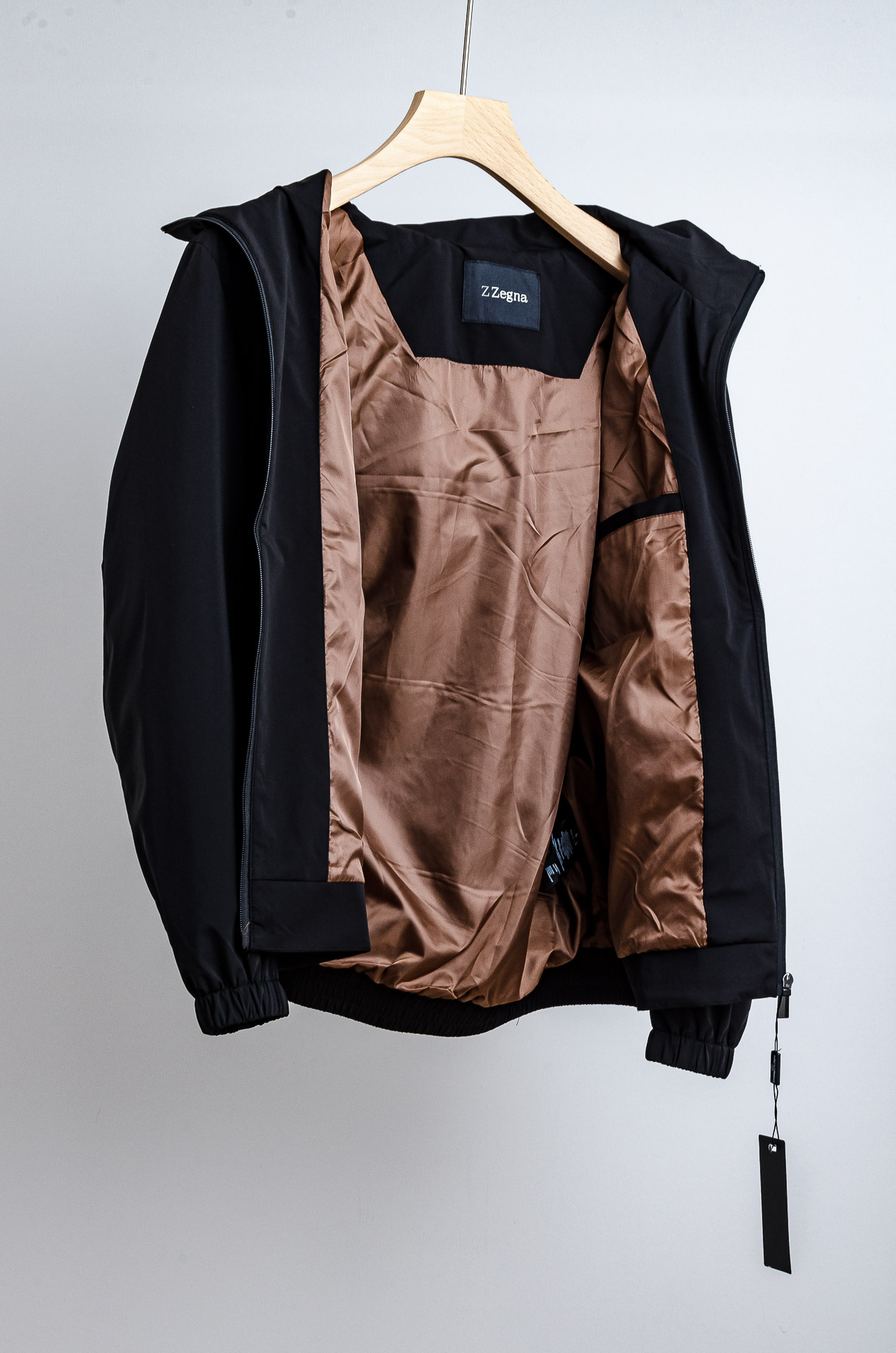 ☀️☀️zegn#a杰尼/亚 2025FW最新高密度三防面料防风防水商务休闲男士连帽夹克外套#面料精选客