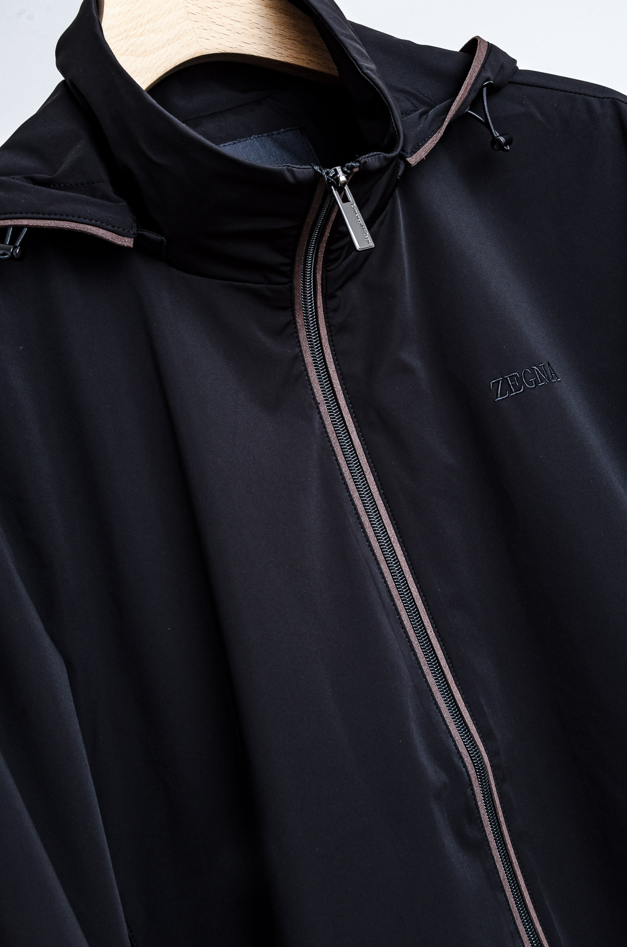 ☀️☀️zegn#a杰尼/亚 2025FW最新高密度三防面料防风防水商务休闲男士连帽夹克外套#面料精选客