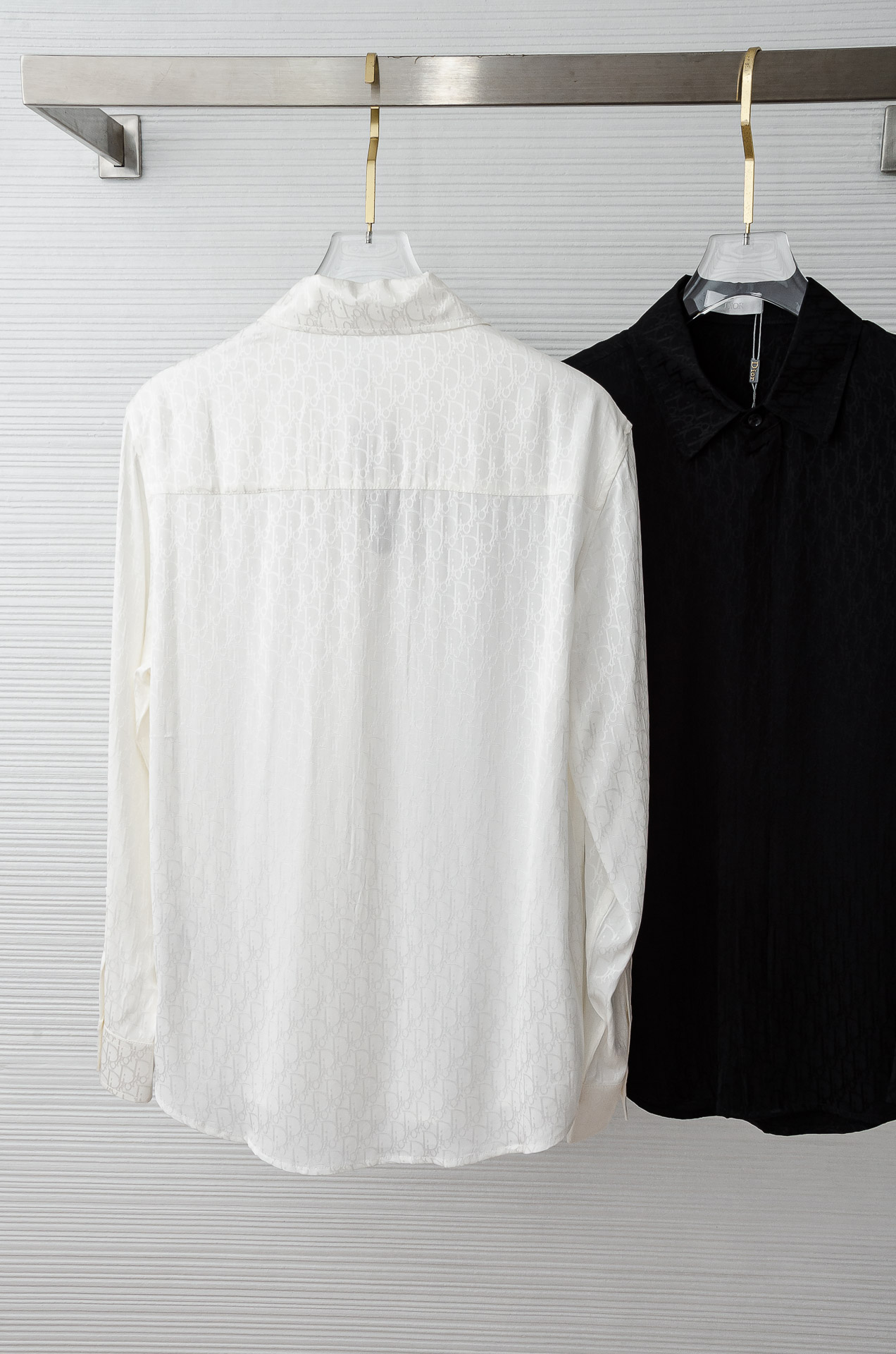 迪奥dior2025新款满幅提花衬衣 #都市简约个性高级风，经典全景提花字母图案设计!最新时尚潮流人气产