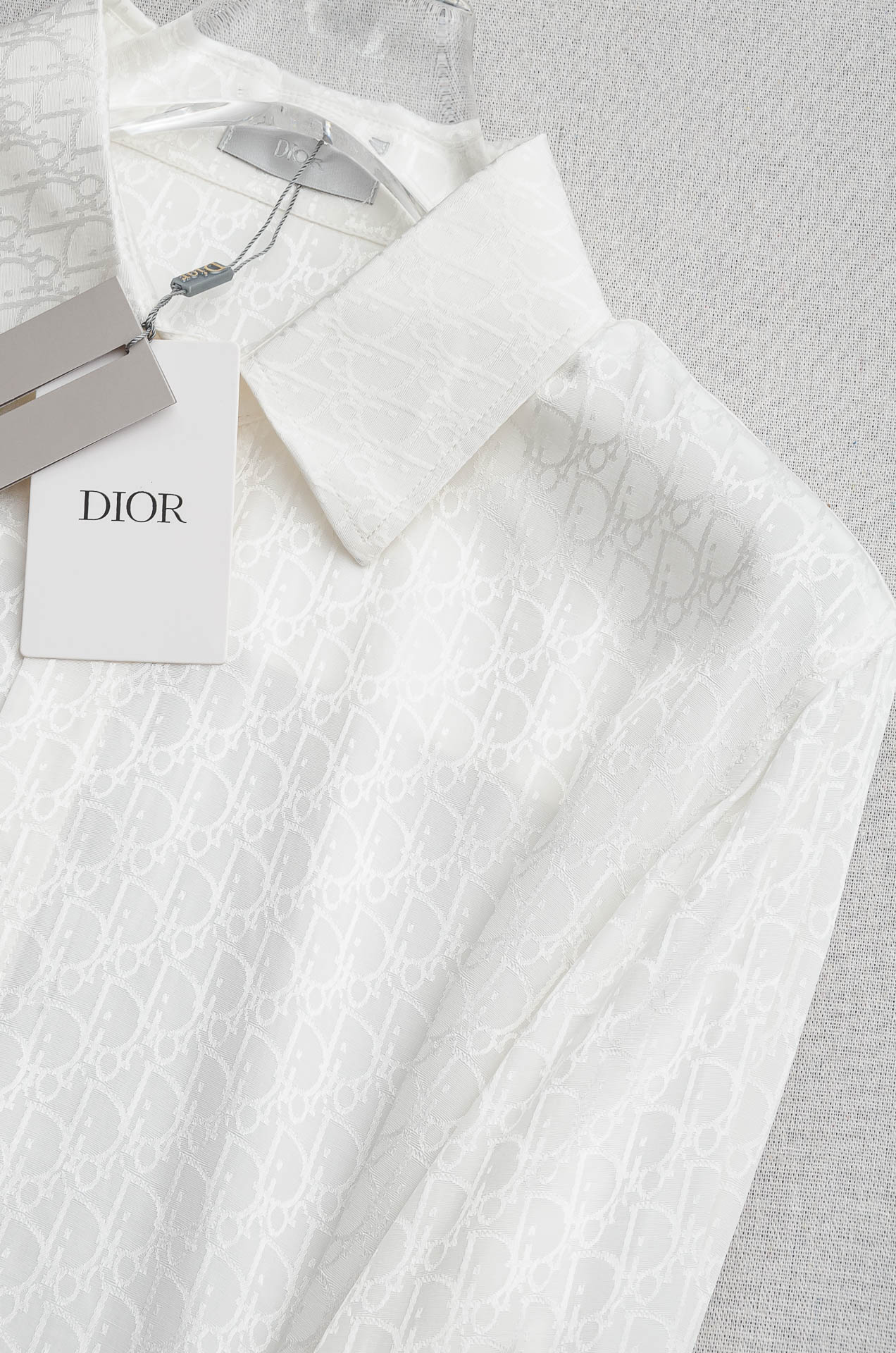 迪奥dior2025新款满幅提花衬衣 #都市简约个性高级风，经典全景提花字母图案设计!最新时尚潮流人气产