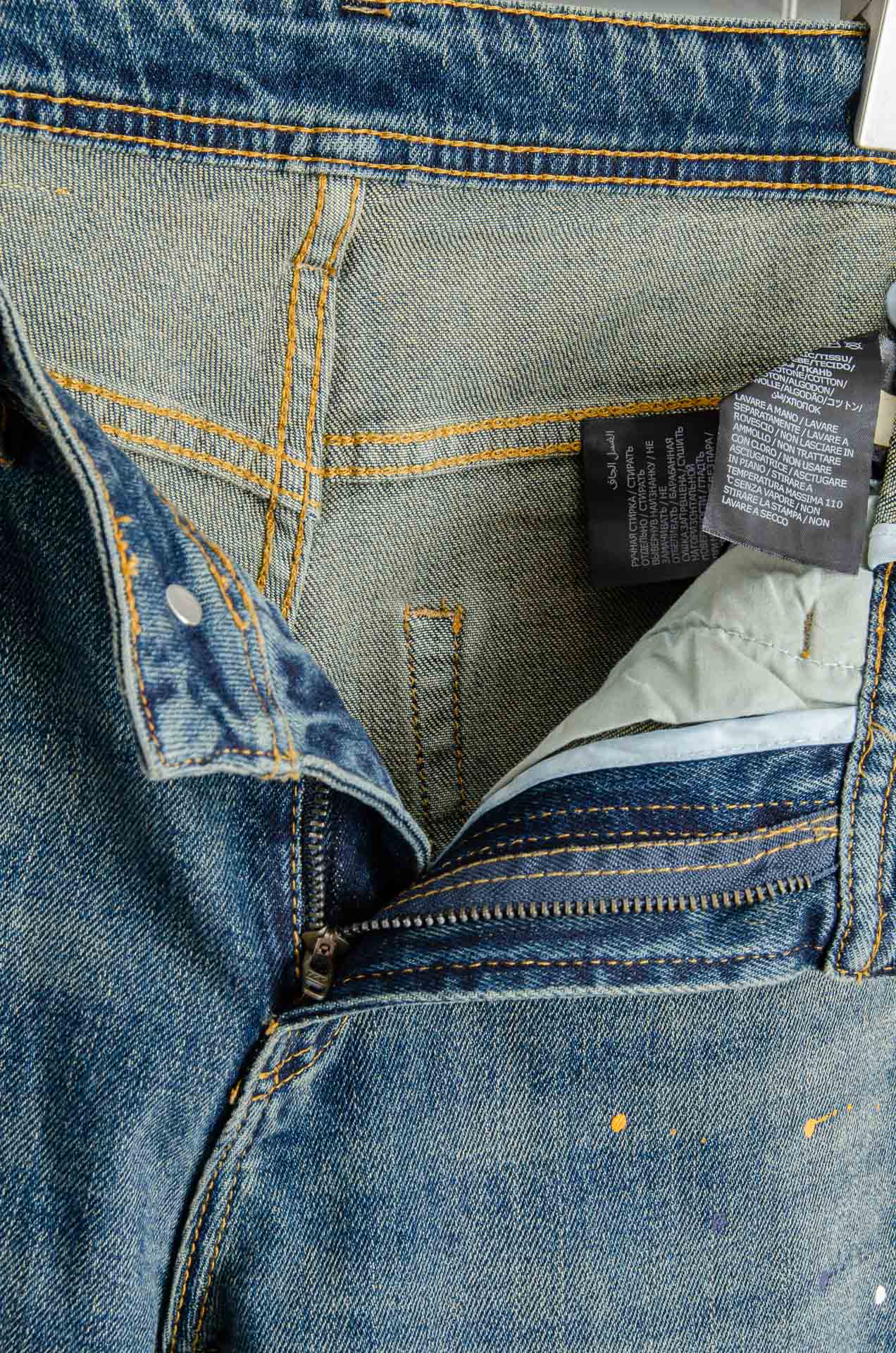 罗意威loewe 男士时装款商务休闲丹宁牛仔裤巴黎秀场演绎款！！高端奢华且非常牛掰的一款丹宁裤装，前插袋