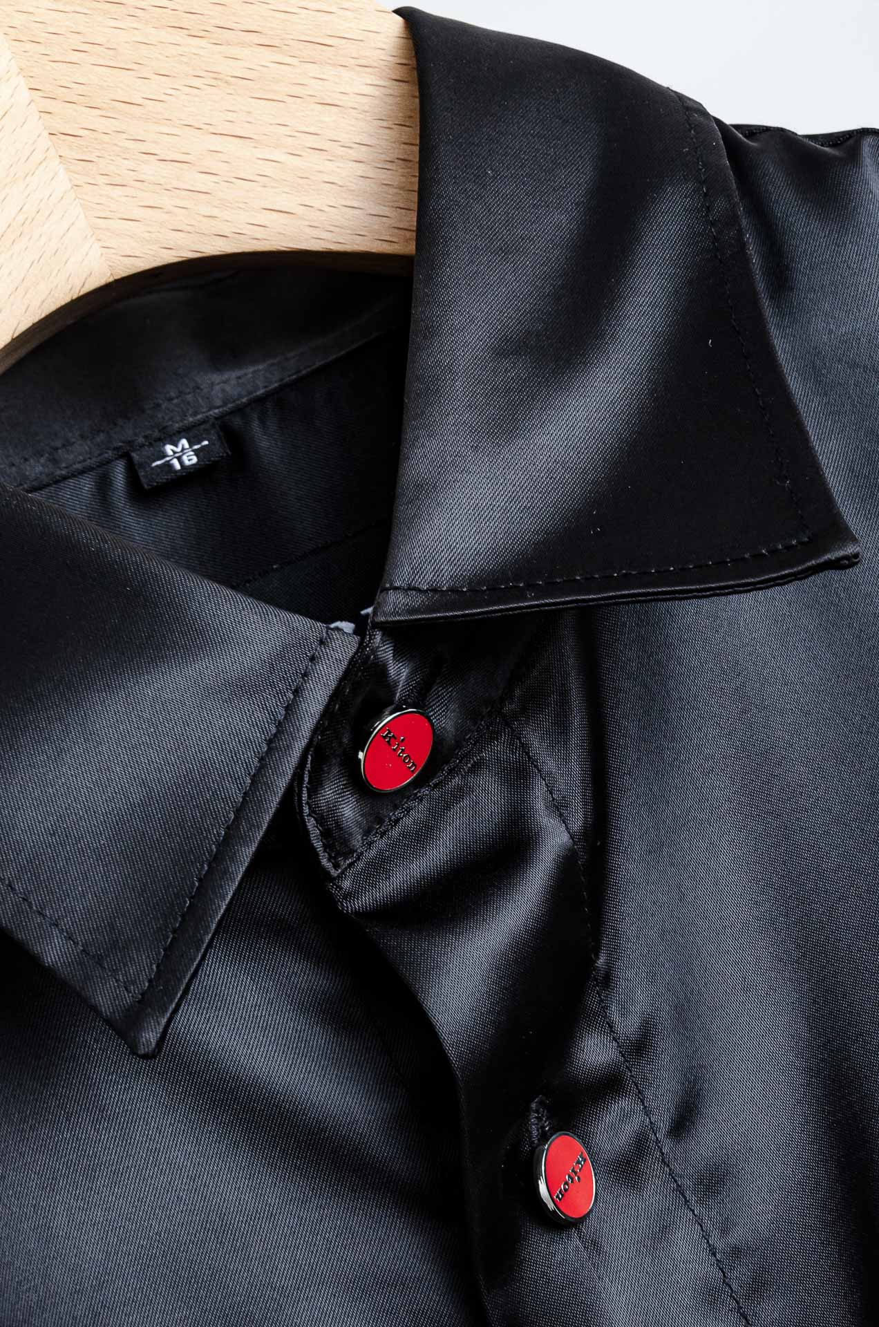 ☀️☀️kiton2025新品高端商务休闲定制纽扣免烫男士典雅纯色翻领长袖衬衫真的是秋季必备款了，抗皱耐