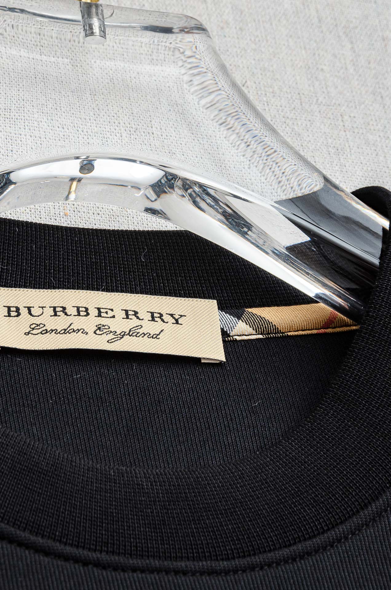 BURBERRY 2025FW新品 空气层肌理感客供进口舒适透气挺括版 拼皮料修饰拉链翻领长袖男士卫衣#