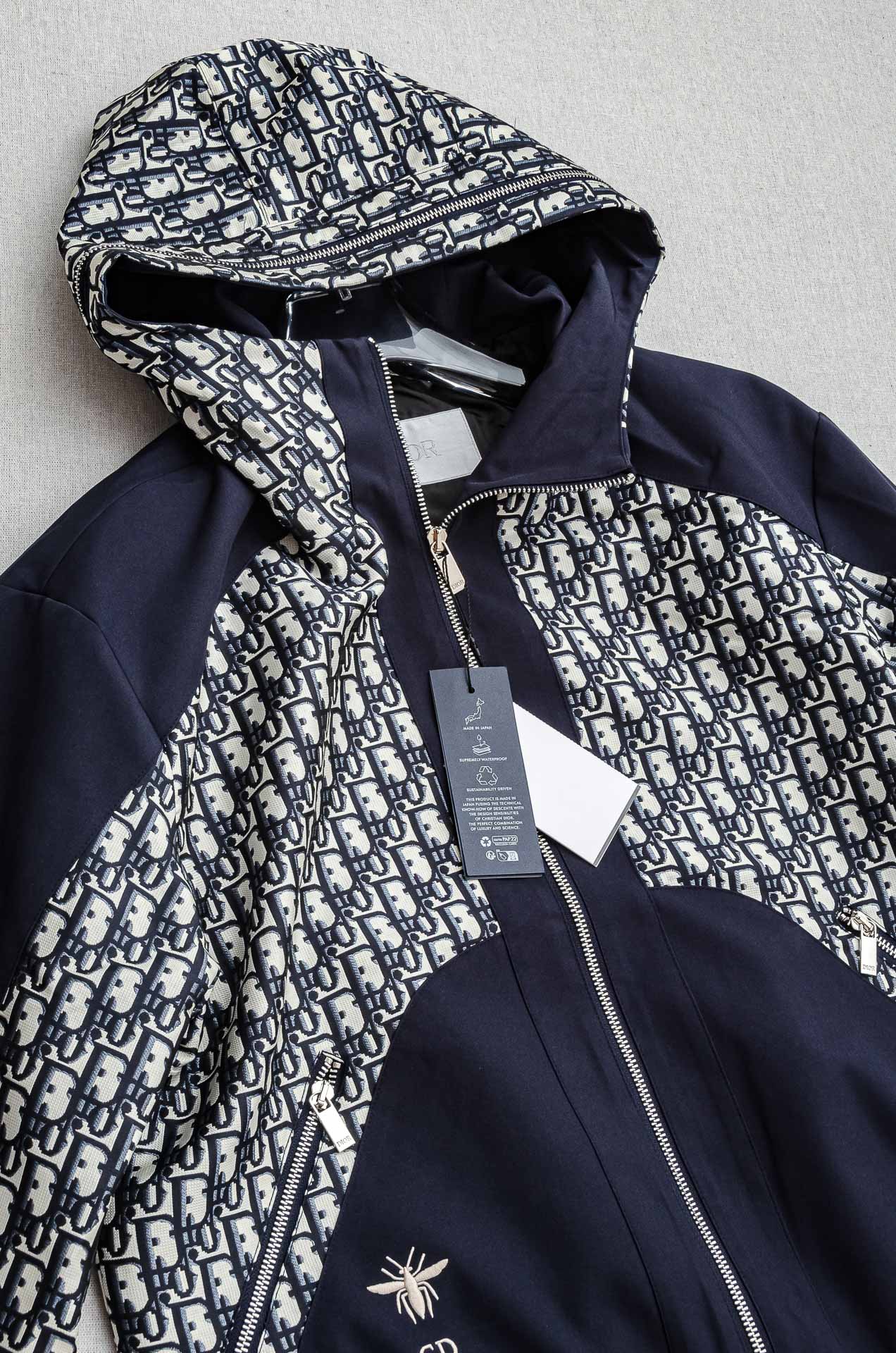 Dior Oblique Hooded Utility Vest迪奥经典老花夹克外套#这款外套以标志性的