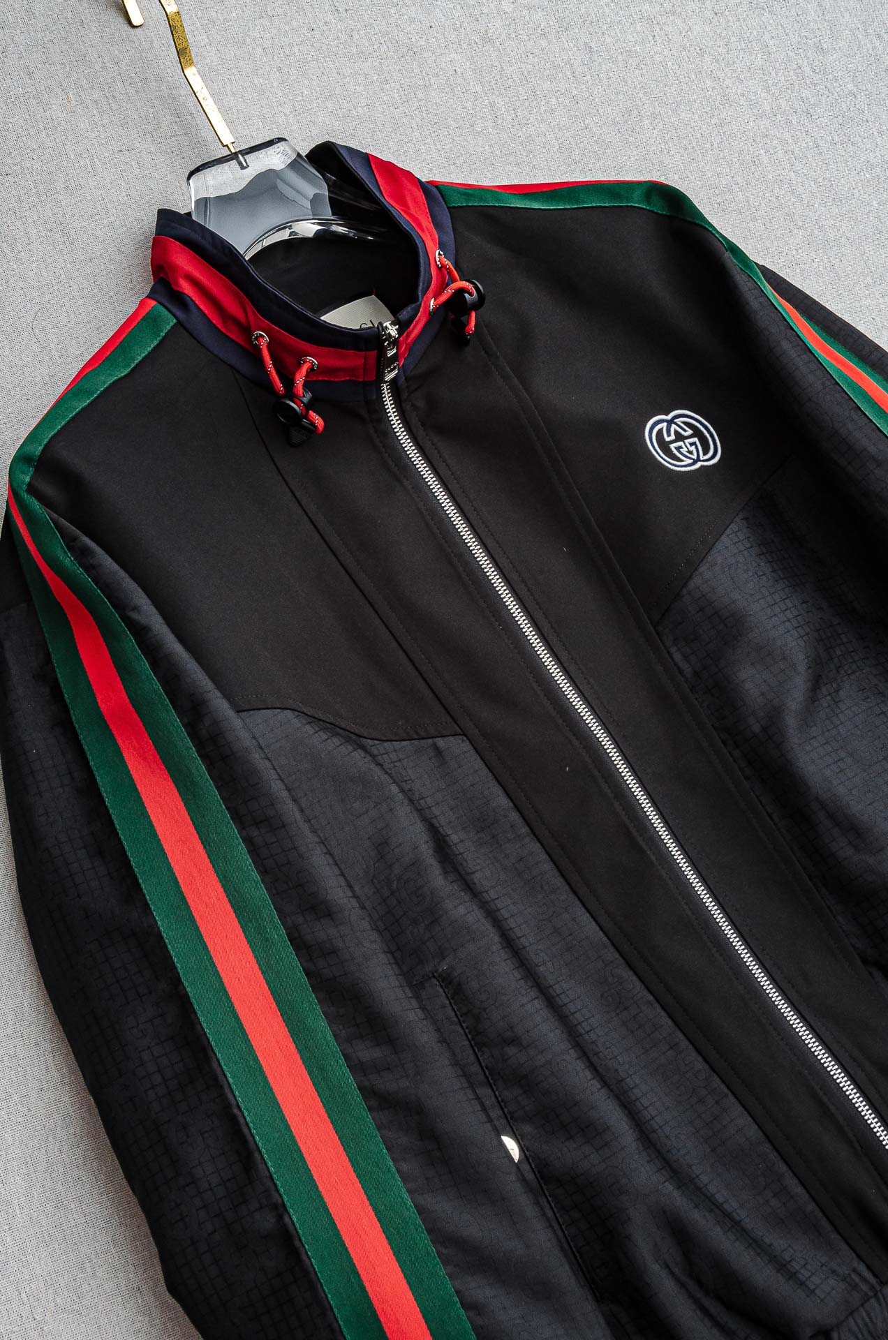 Gucci Letter Print Stand Collar Jacket - Stylish & Comfortable Outerwear 4 o 1j3h94v7u1rja6ej7ctsja1nqr2