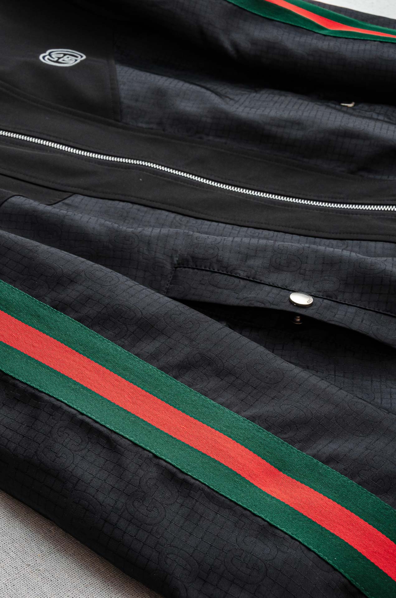 Gucci Letter Print Stand Collar Jacket - Stylish & Comfortable Outerwear 7 o 1j3h94v7v1n8l11u0fg96id1qb55