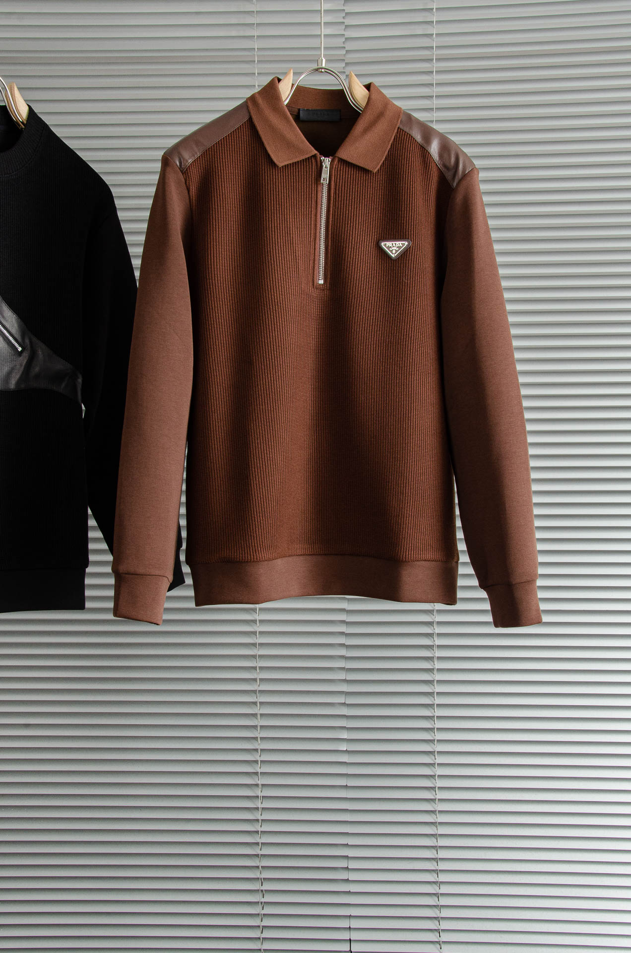 Prada普拉达 2025FW新品 空气棉长袖男士卫衣#选用进口面料58.6%聚酯纤维 18.8% 棉1