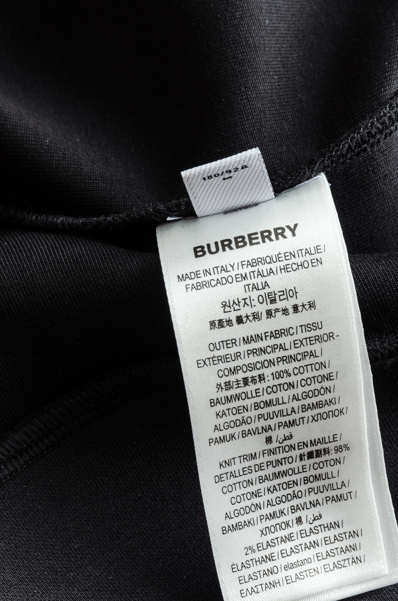 BBR巴宝莉2025FW圆领长袖男士套头卫衣#选用进口56%聚酯纤维 36%再生纤维8%氨纶面料，质感硬