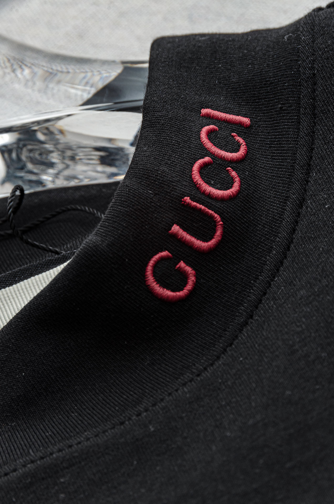 gucci25FW秋冬新款 立体刺绣男士长袖T恤衫#把重心都放在了面料上，出口海外的订单，客供进口精选4