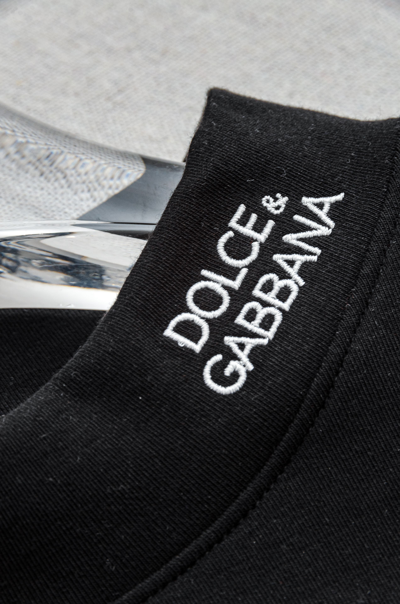 DG 25FW秋冬新款 立体刺绣男士长袖T恤衫#把重心都放在了面料上，出口海外的订单，客供进口精选42%