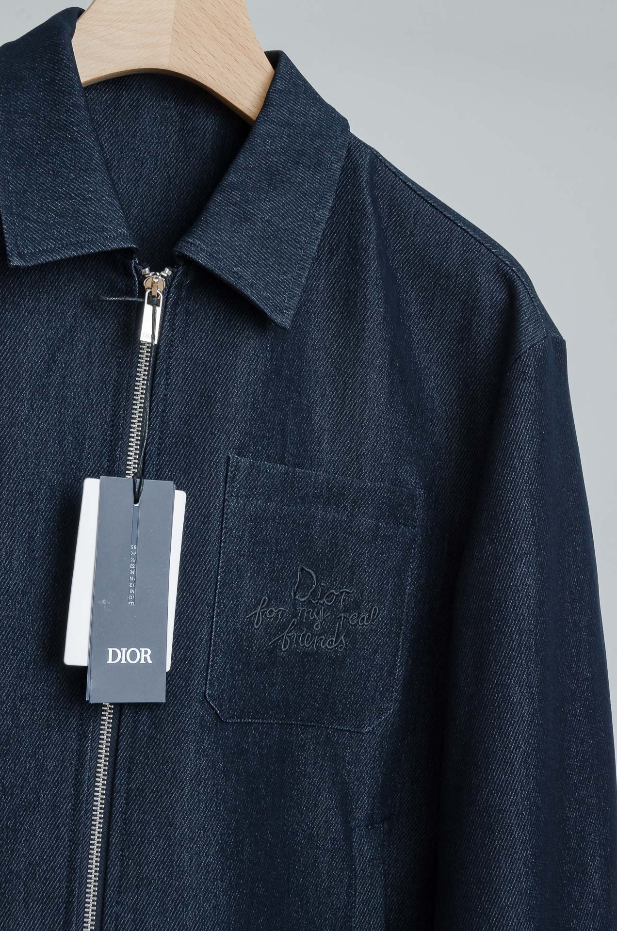 ☀️☀️ 迪奥 2025FW秋冬最新翻领搭配口袋刺绣设计男士休闲夹克外套#挺阔感十足，穿上身是非常能修饰