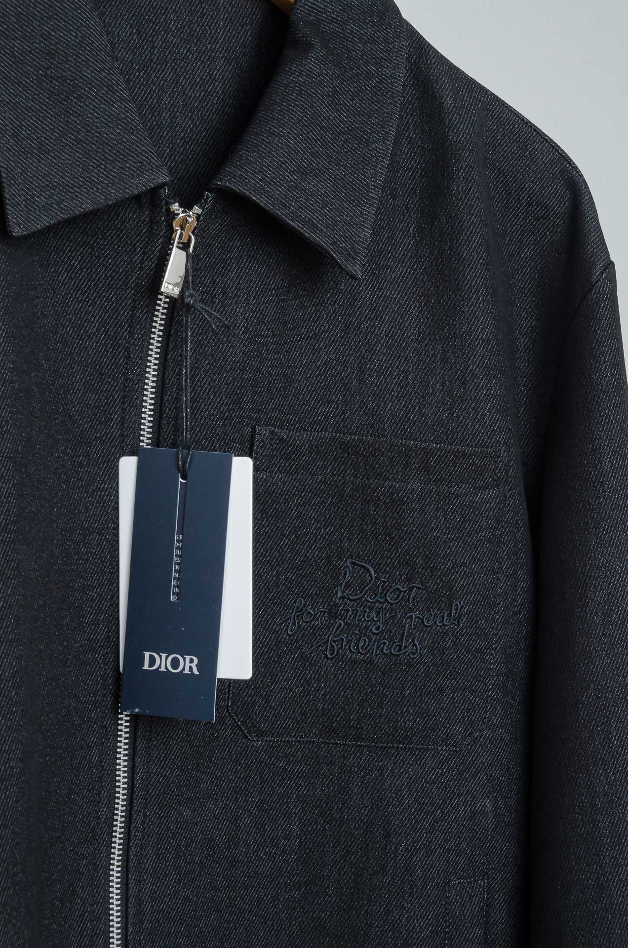 ☀️☀️ 迪奥 2025FW秋冬最新翻领搭配口袋刺绣设计男士休闲夹克外套#挺阔感十足，穿上身是非常能修饰