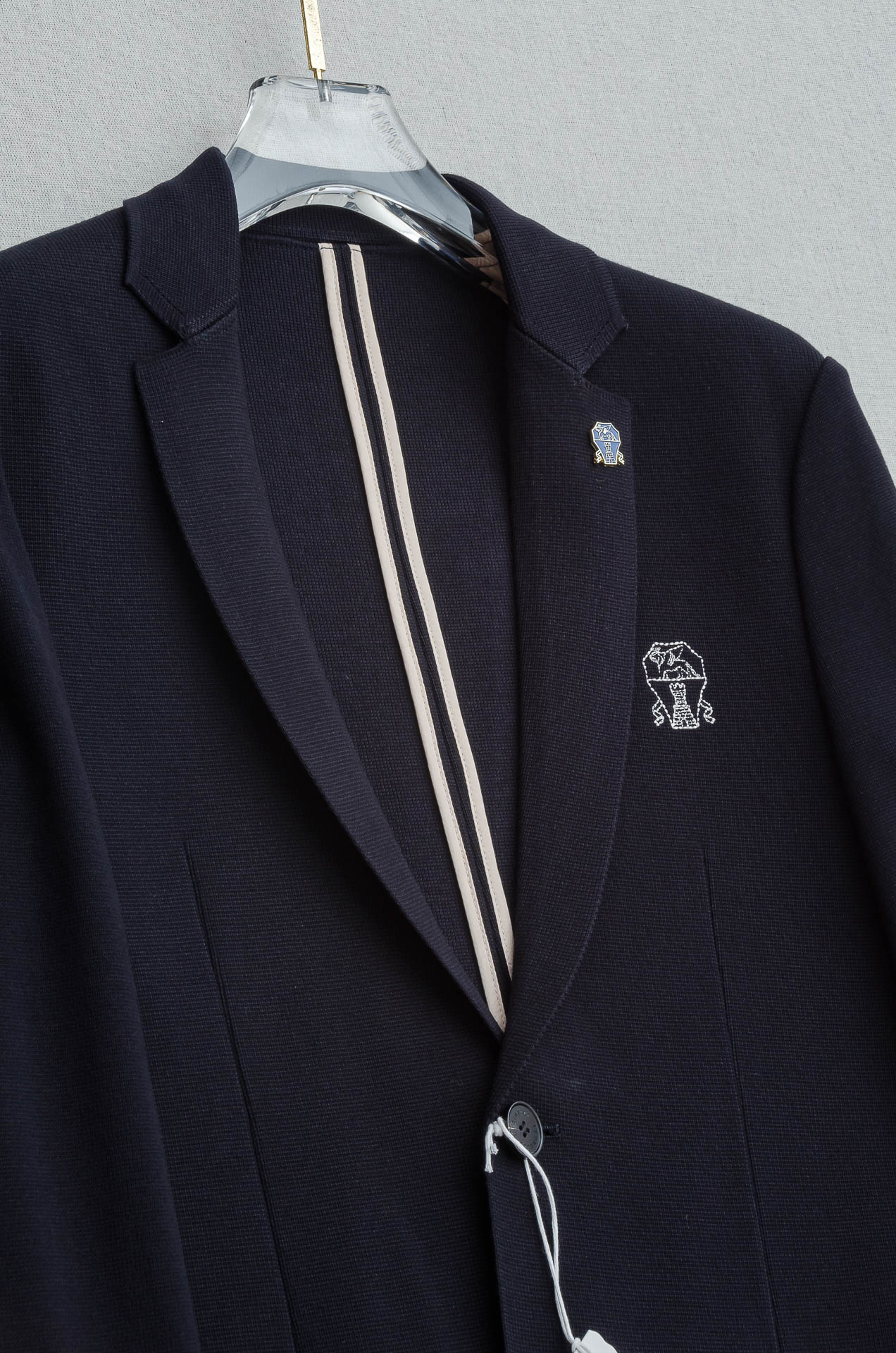 BC Brunello Cucinelli25FW秀场款经典之作顶级轻奢商务休闲纯色男士羊毛西装外套#作