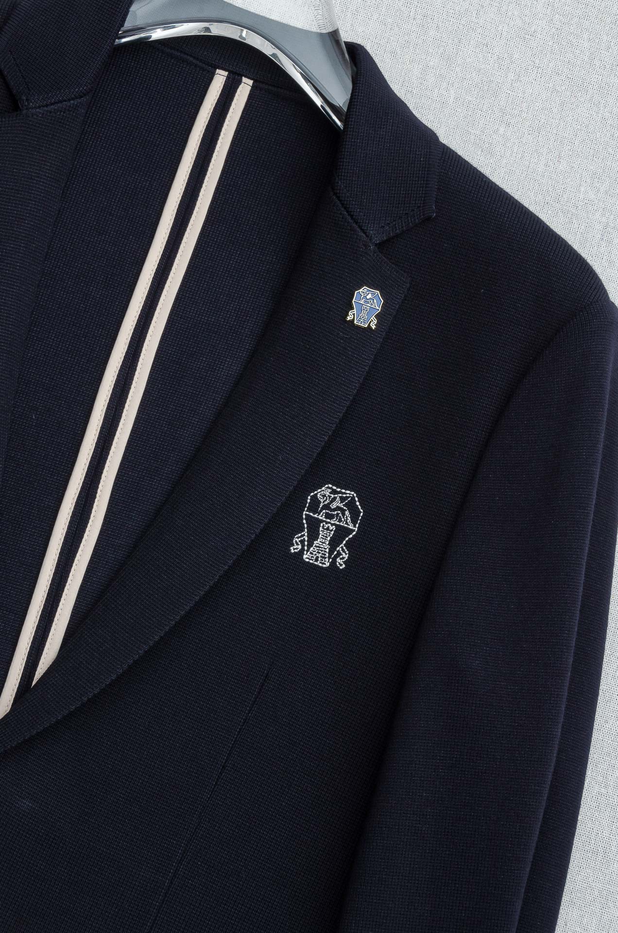 BC Brunello Cucinelli25FW秀场款经典之作顶级轻奢商务休闲纯色男士羊毛西装外套#作