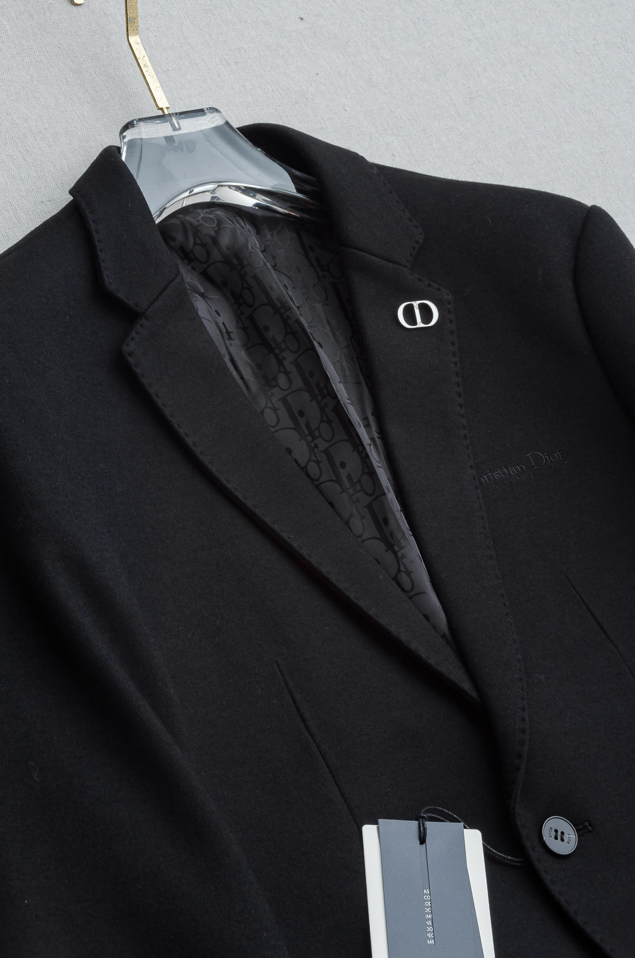 Dior迪奥 26FW秀场款经典之作顶级轻奢商务休闲纯色男士羊毛西装外套#作为一件服装的根本，优益舒适的