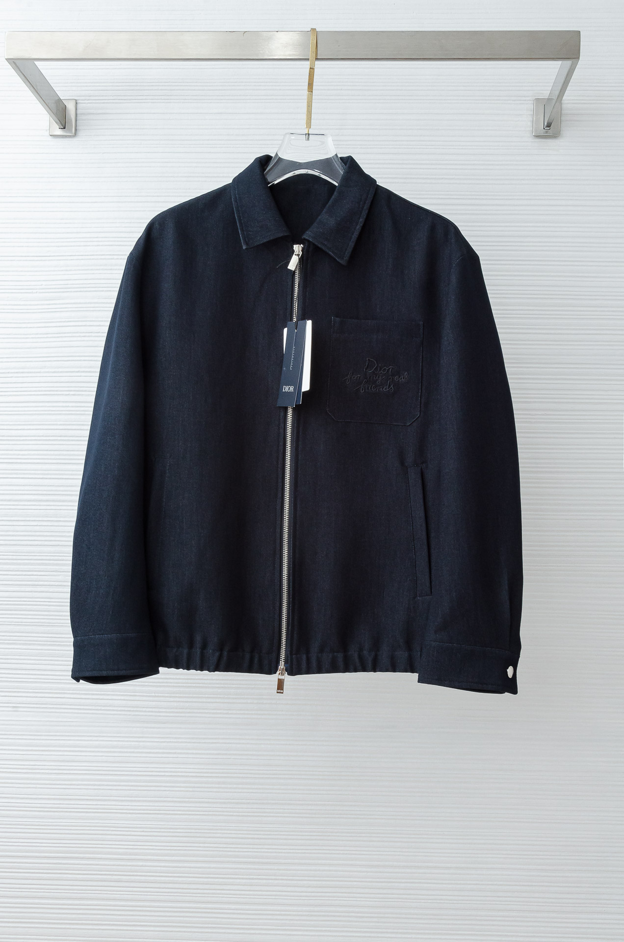 dio#r迪/奥 2025FW秋冬最新翻领搭配口袋刺绣设计男士休闲夹克外套#挺阔感十足，穿上身是非常能修