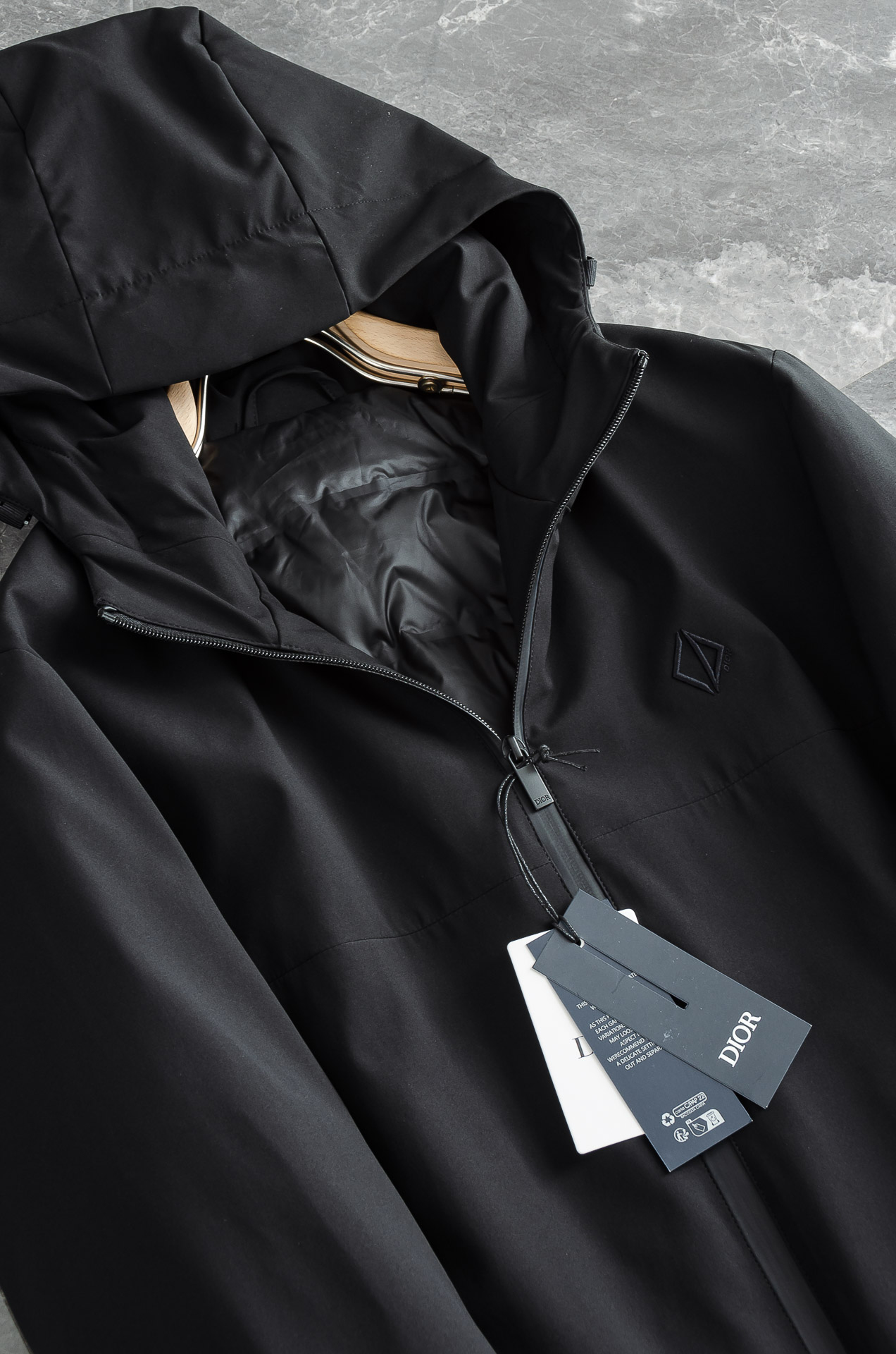 New# Di*or 迪/奥 5️⃣2025FW最新白鹅绒填充连帽男士羽绒服外套#填充物:90% 白鹅绒