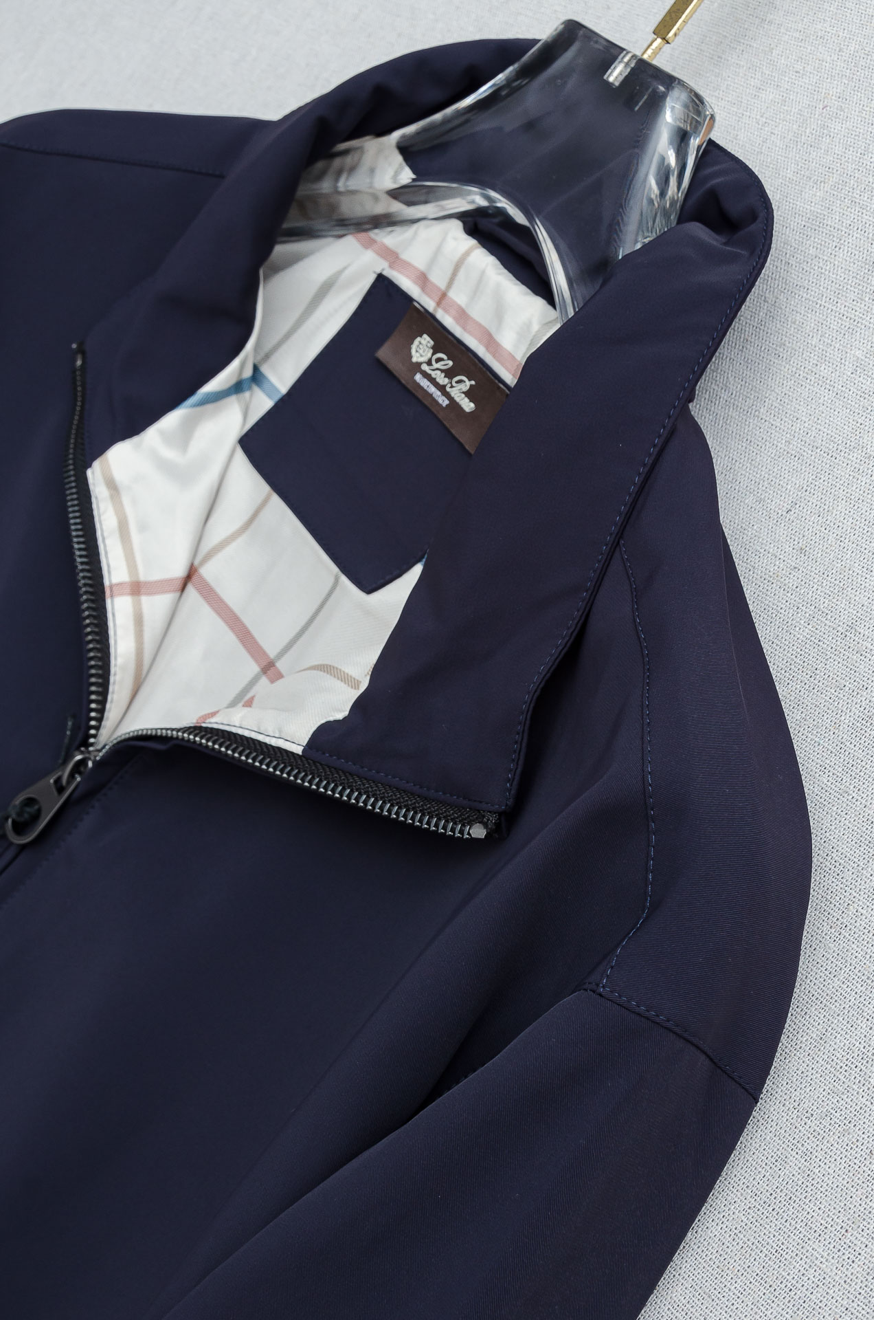 lP🆕 Fw最新高密度三防面料防风防水防撕裂商务休闲男士夹克外套#面料精选客供进口100%聚酯纤维里布：