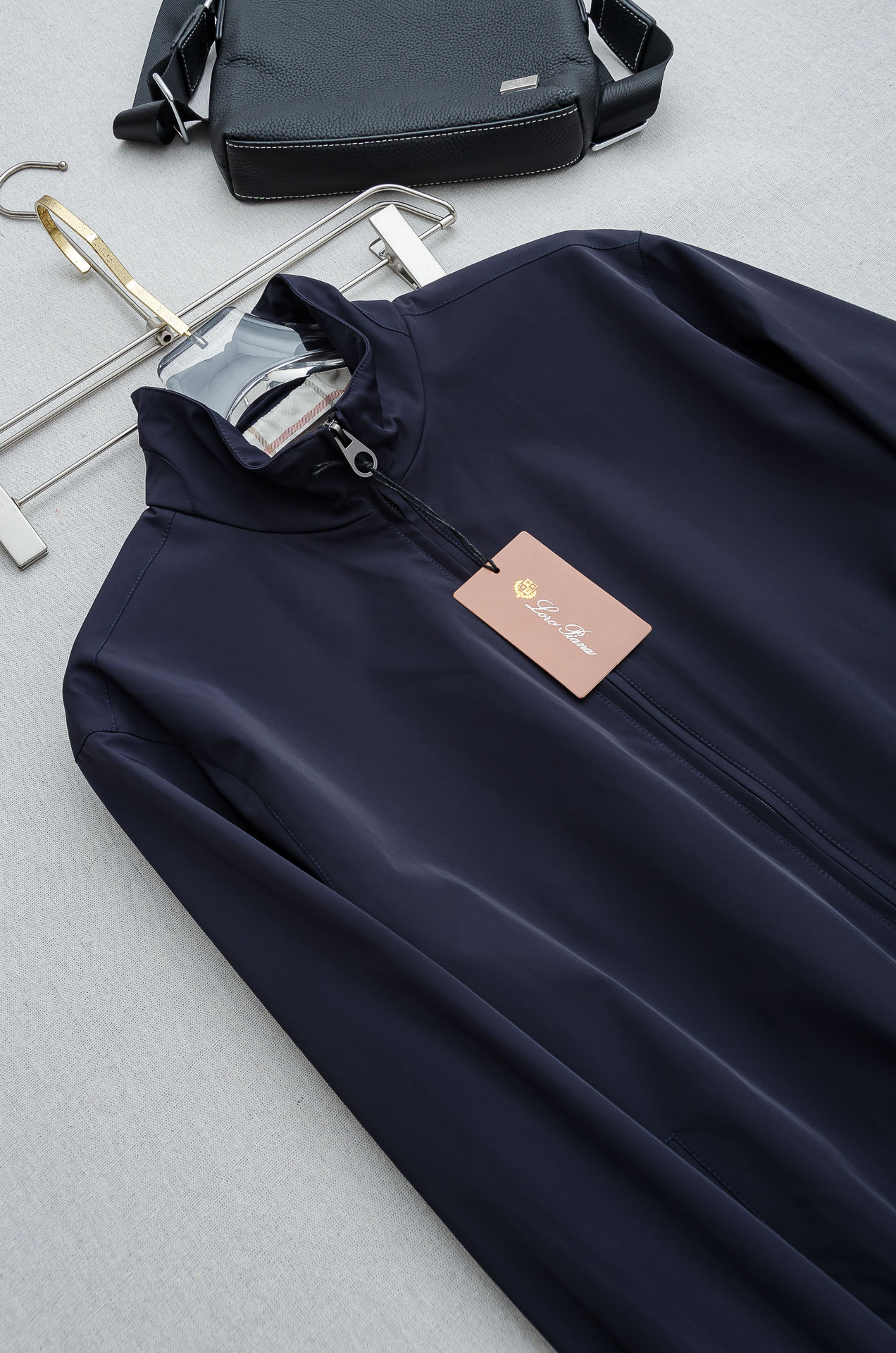 lP🆕 Fw最新高密度三防面料防风防水防撕裂商务休闲男士夹克外套#面料精选客供进口100%聚酯纤维里布：