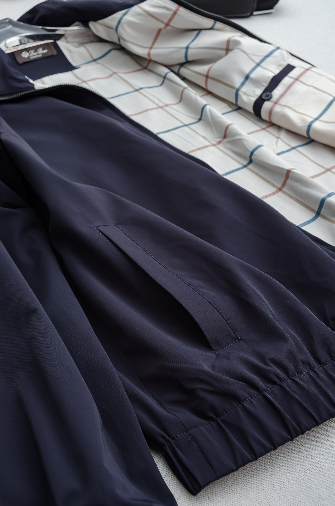 lP🆕 Fw最新高密度三防面料防风防水防撕裂商务休闲男士夹克外套#面料精选客供进口100%聚酯纤维里布：