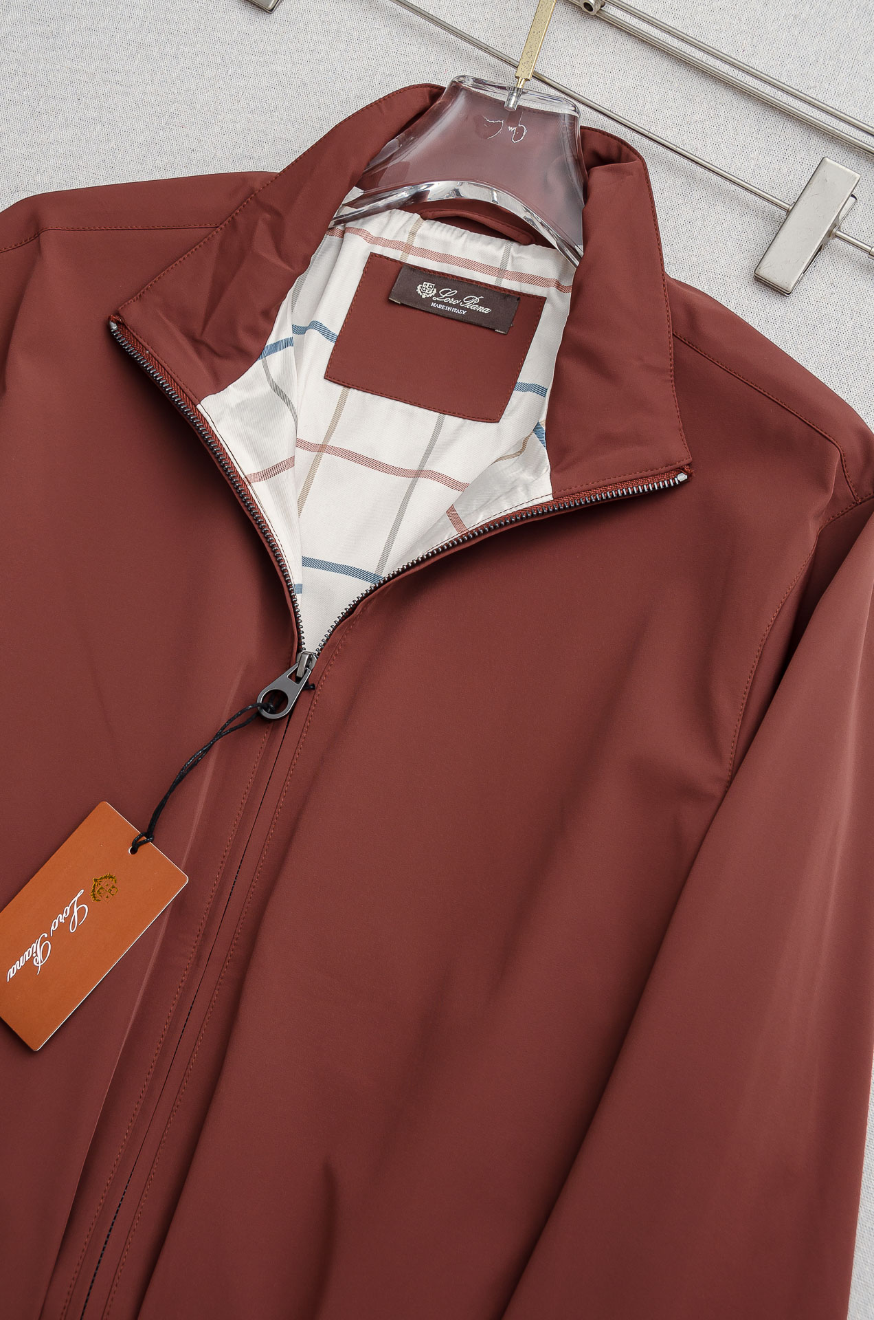 lP🆕 Fw最新高密度三防面料防风防水防撕裂商务休闲男士夹克外套#面料精选客供进口100%聚酯纤维里布：