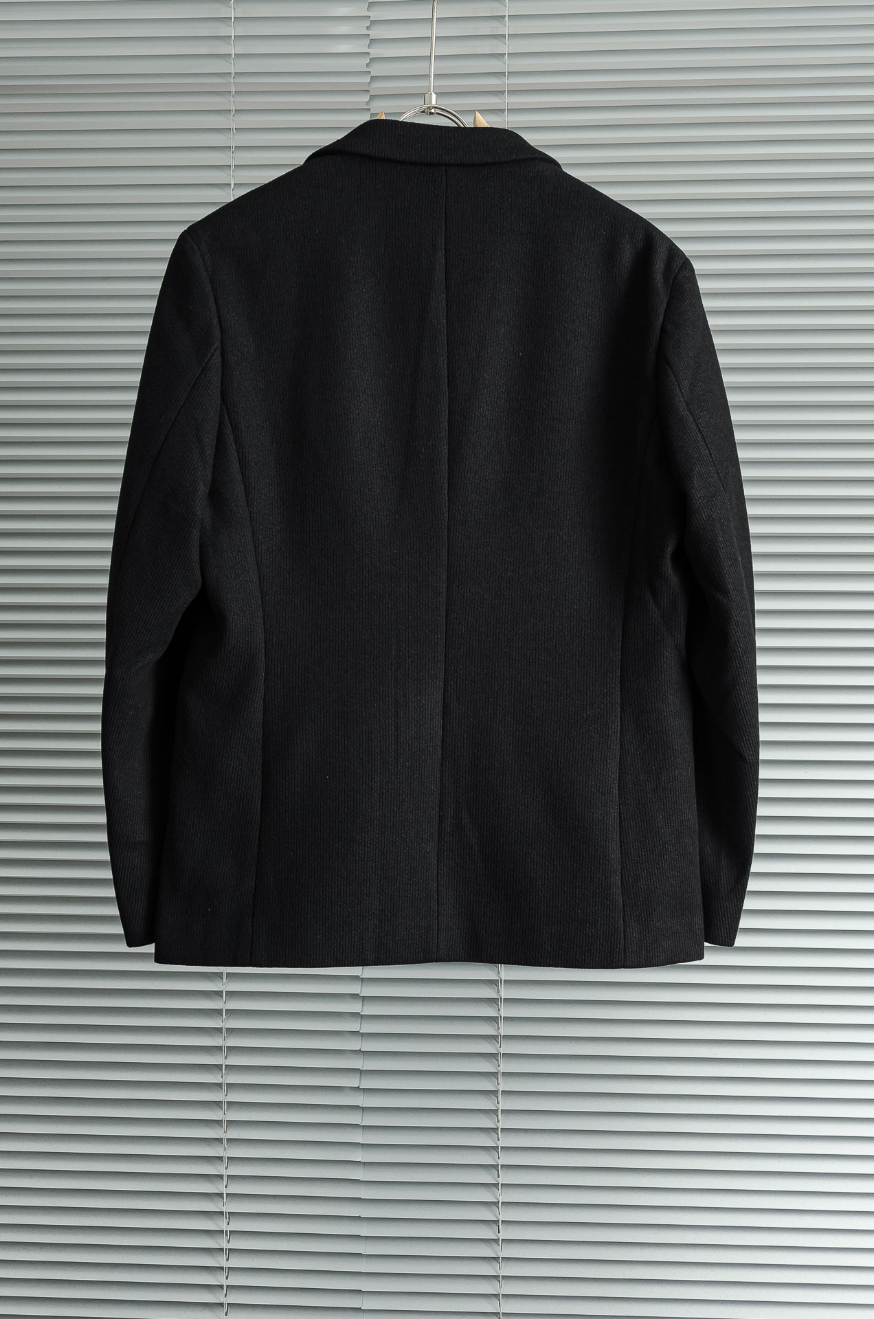 BUR#BERRY巴宝/莉2026FW羊毛混纺胸标点缀男士商务休闲西服#舒适有弹力，区别于普通的西装面料