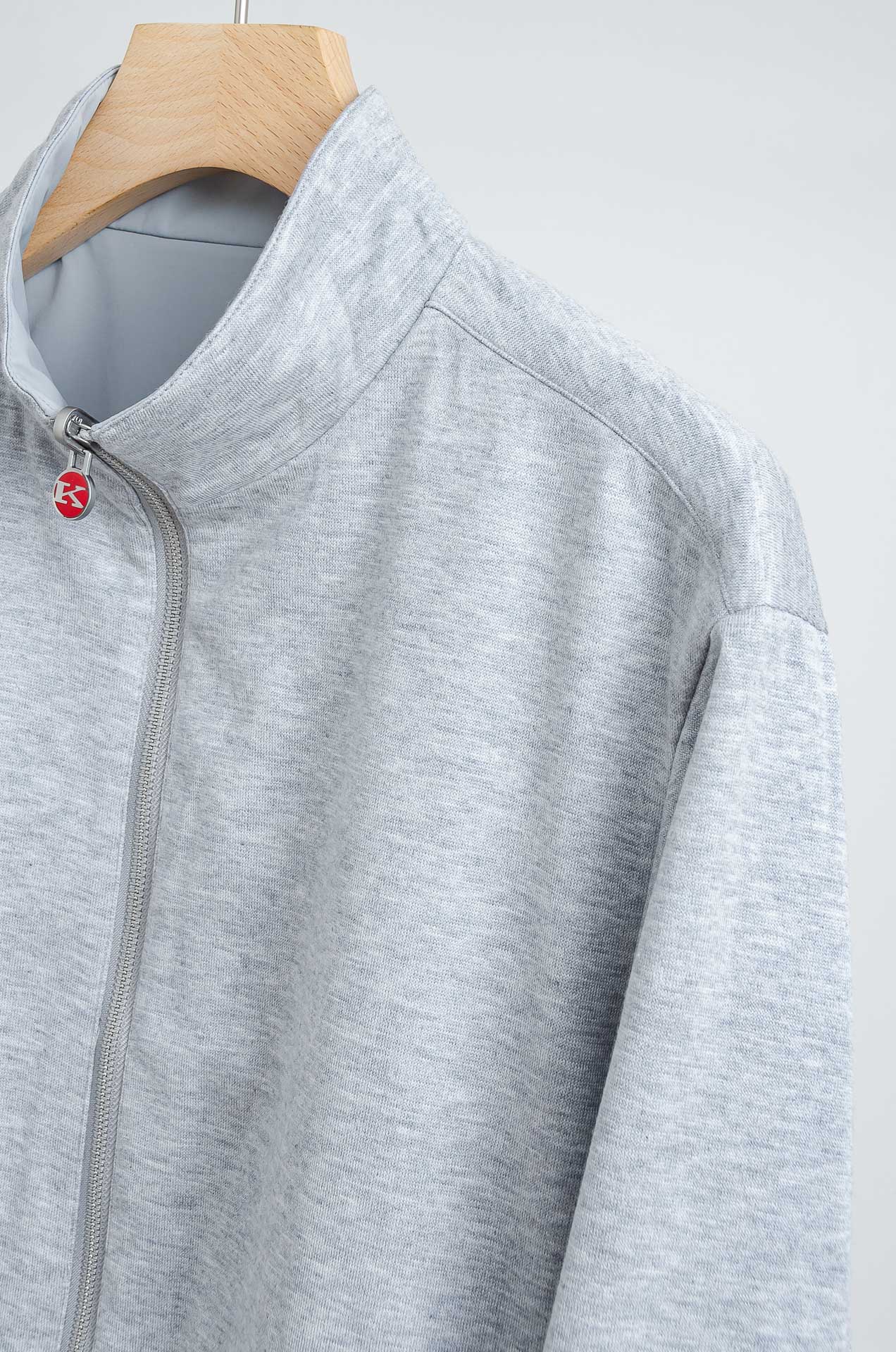 ☀️☀️ki/ton 双面设计A面羊毛+羊绒B面高支高密定织三防面料呈现不同质感风格！双面穿立领夹克外套