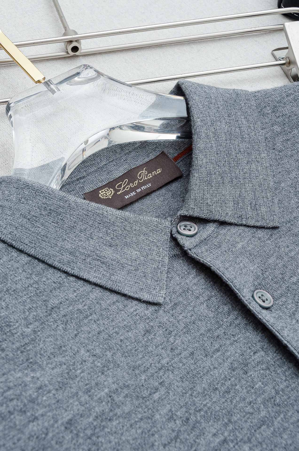 lP🆕 FW进口羊毛混纺面料男士翻领长袖毛衫#采用:46.3%腈纶+20%棉+16.9%锦纶+14.7%